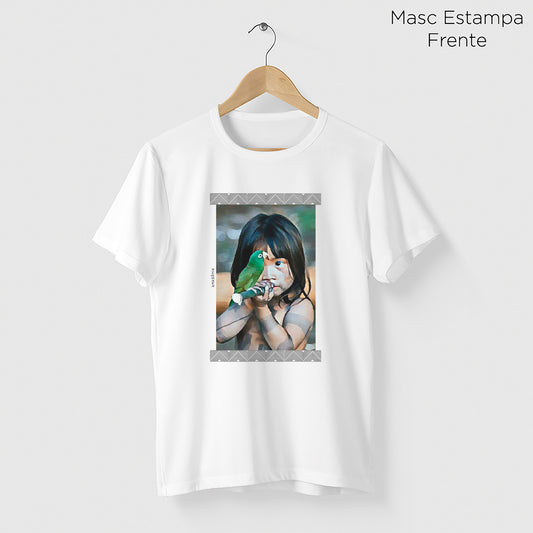 Camiseta Amazônia TUPINIQUINS - BRANCO - cód 0026
