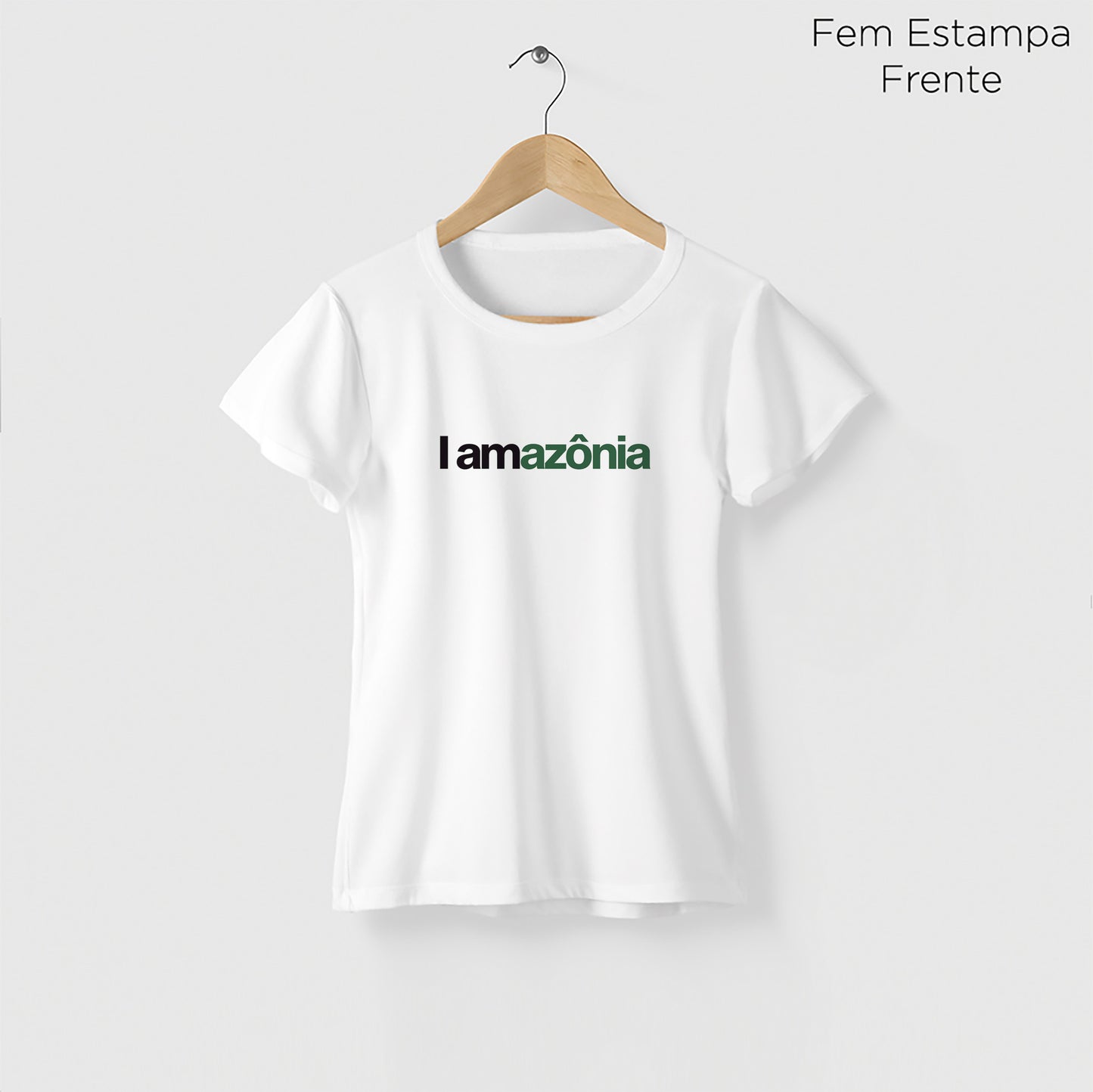 Camiseta Amazônia I AM - BRANCO - cód 0110