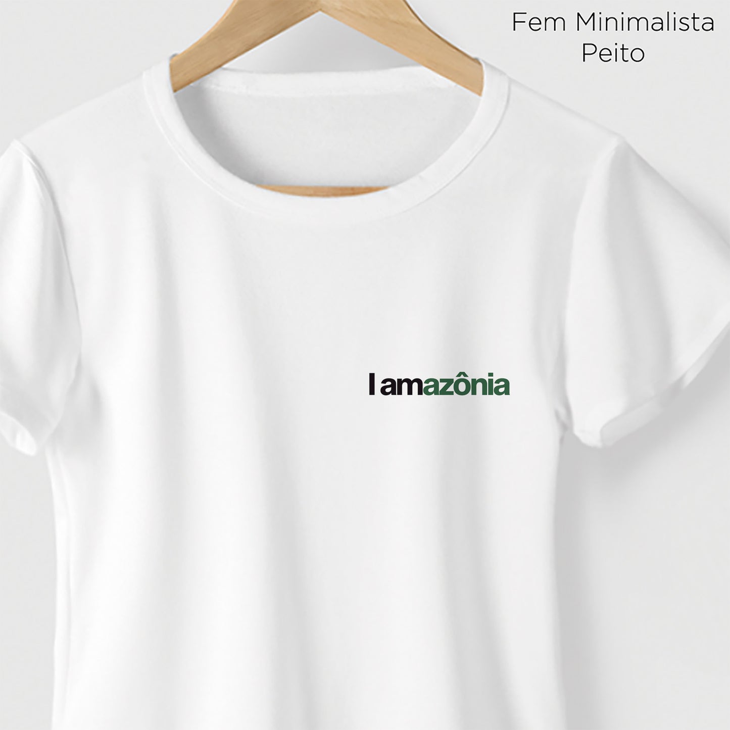 Camiseta Amazônia I AM - BRANCO - cód 0110