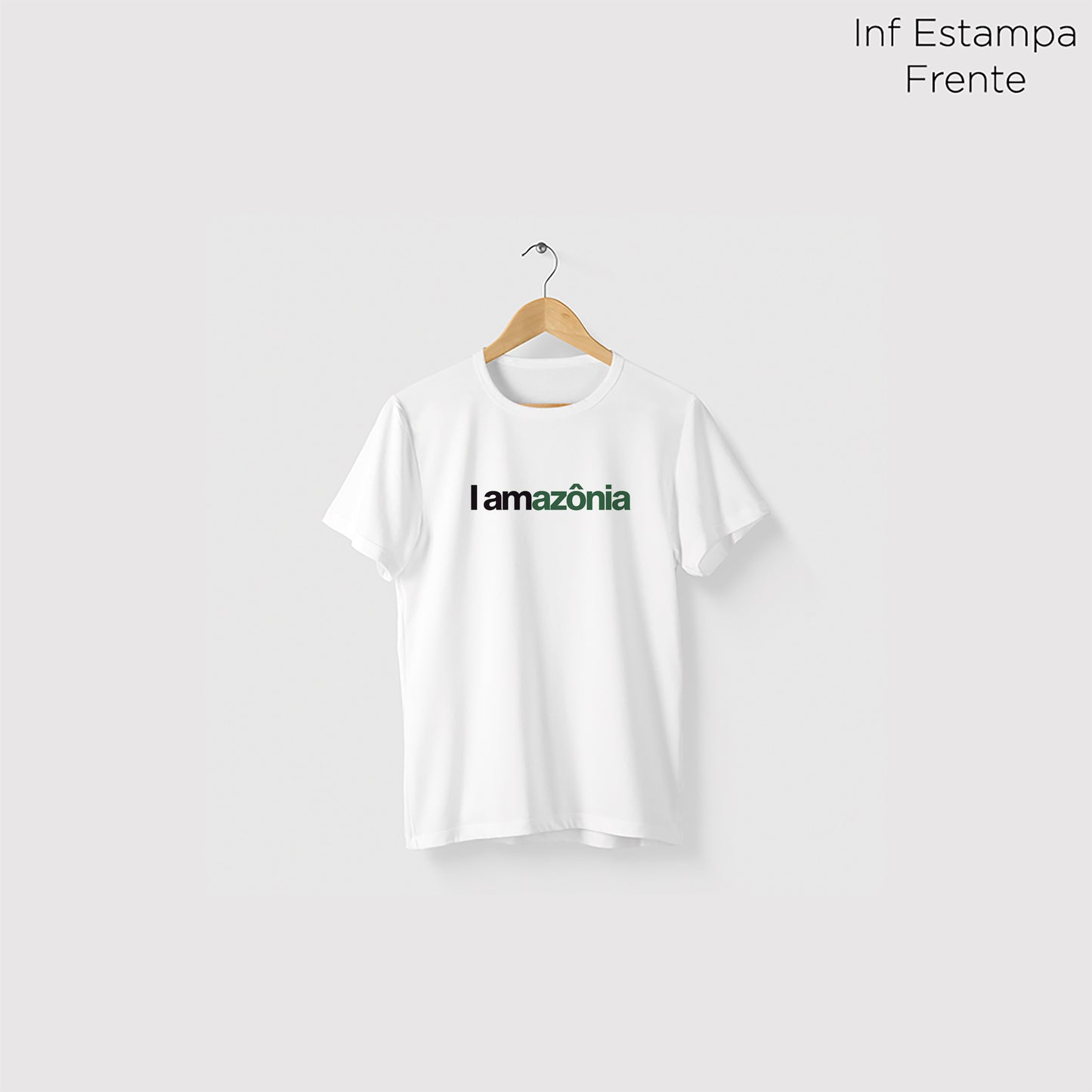 Camiseta Amazônia I AM - BRANCO - cód 0110