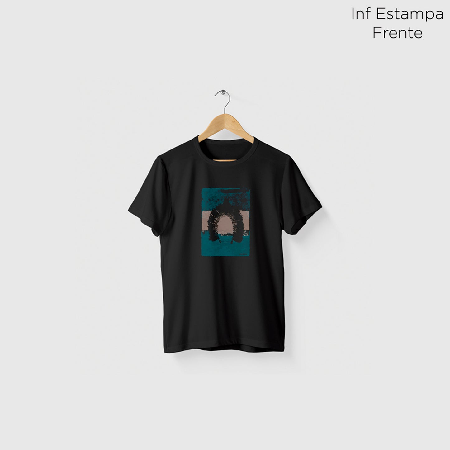 Camiseta Amazônia TINTAS COCAR - PRETO - cód 0220