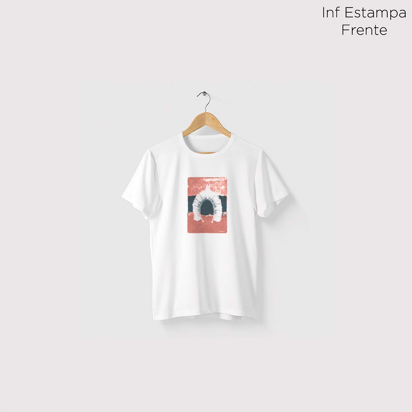 Camiseta Amazônia TINTAS COCAR - BRANCO - cód 0220