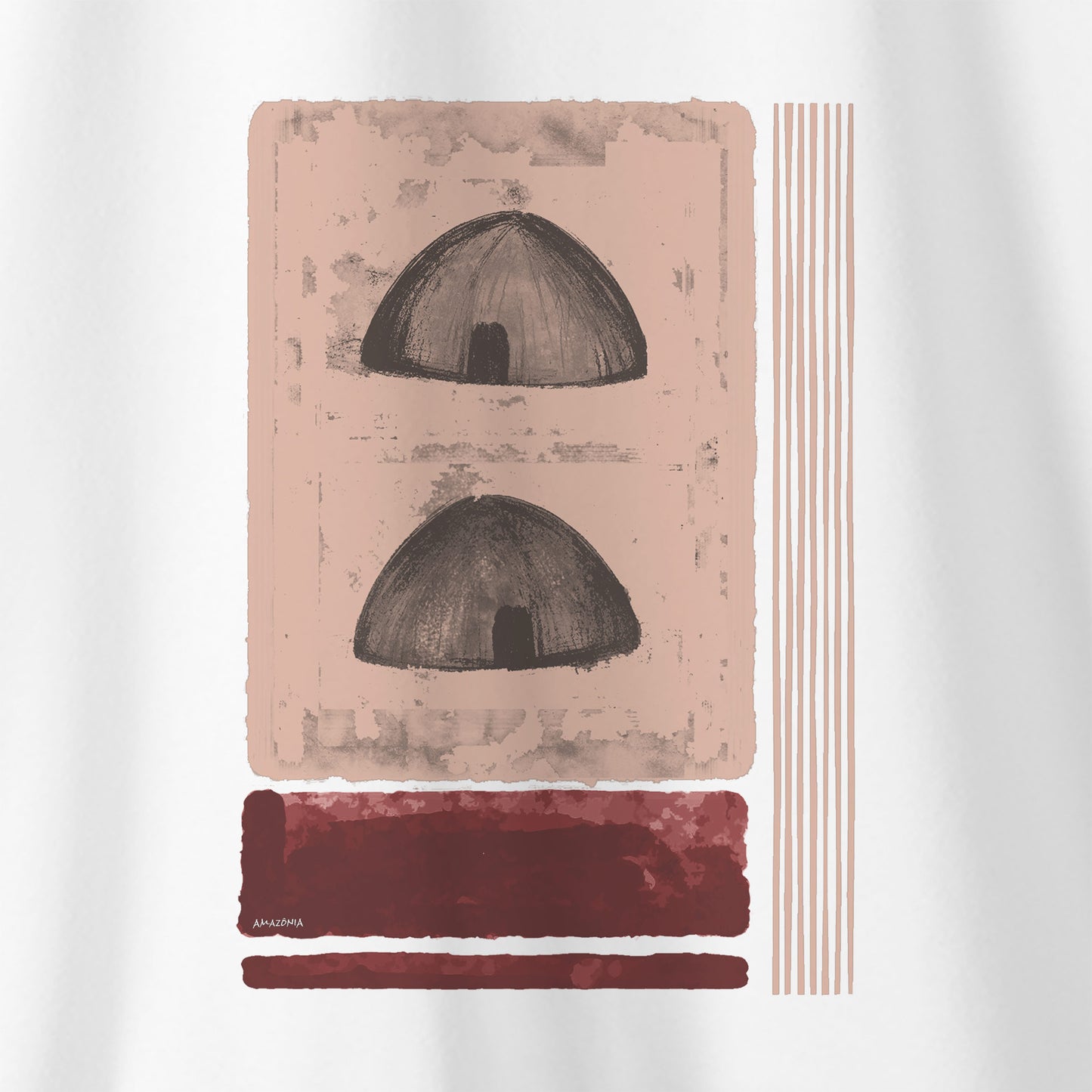 Camiseta Amazônia OKA MALOKA - BRANCO - cód 0227