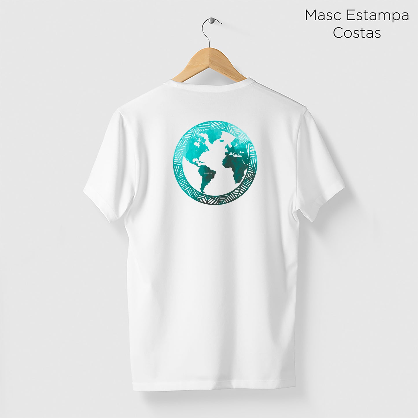 Camiseta Amazônia MUNDO TERRA - BRANCO - cód 0241