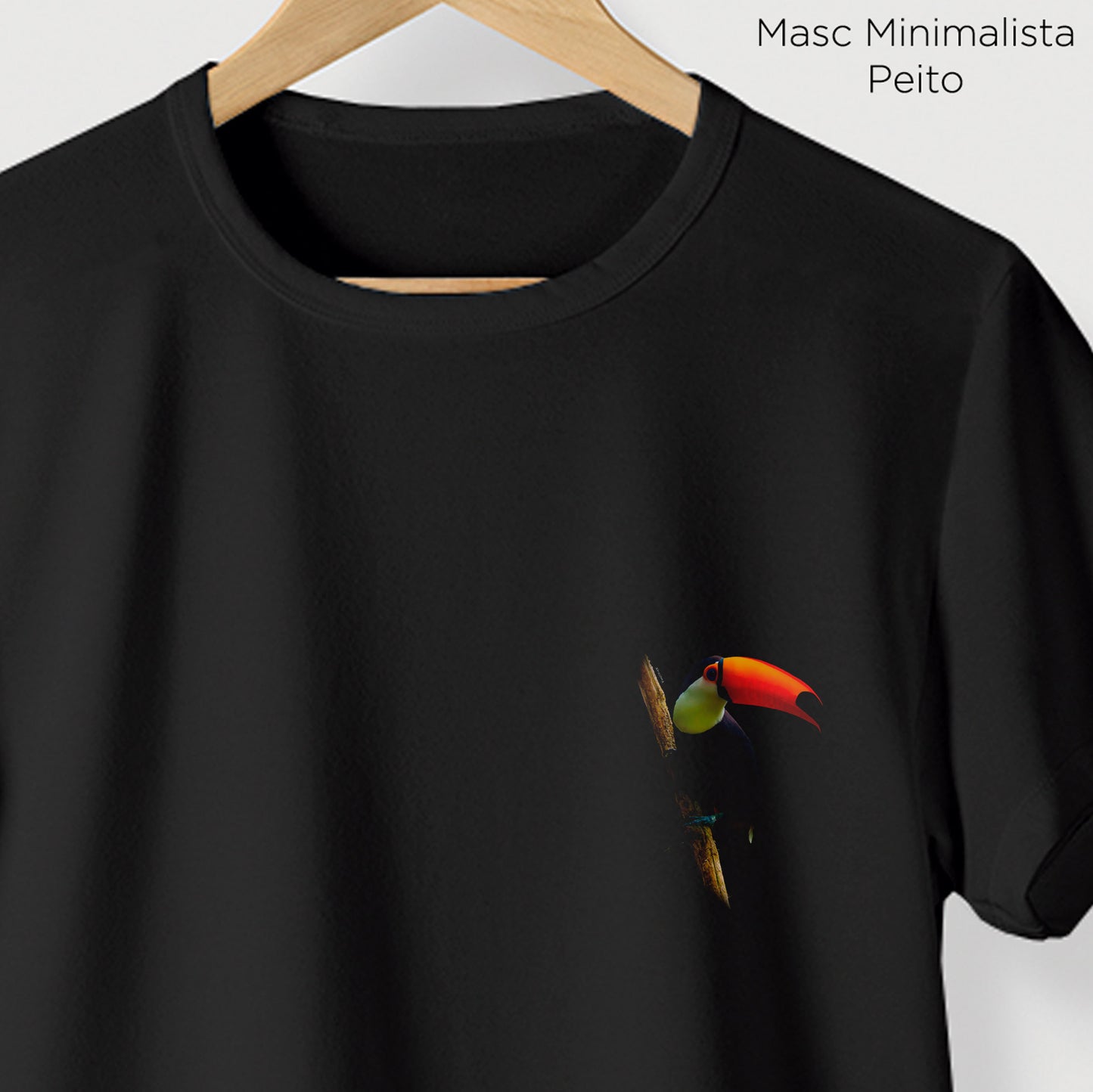 Camiseta Amazônia TUCANUÇU - PRETO - cód 0261