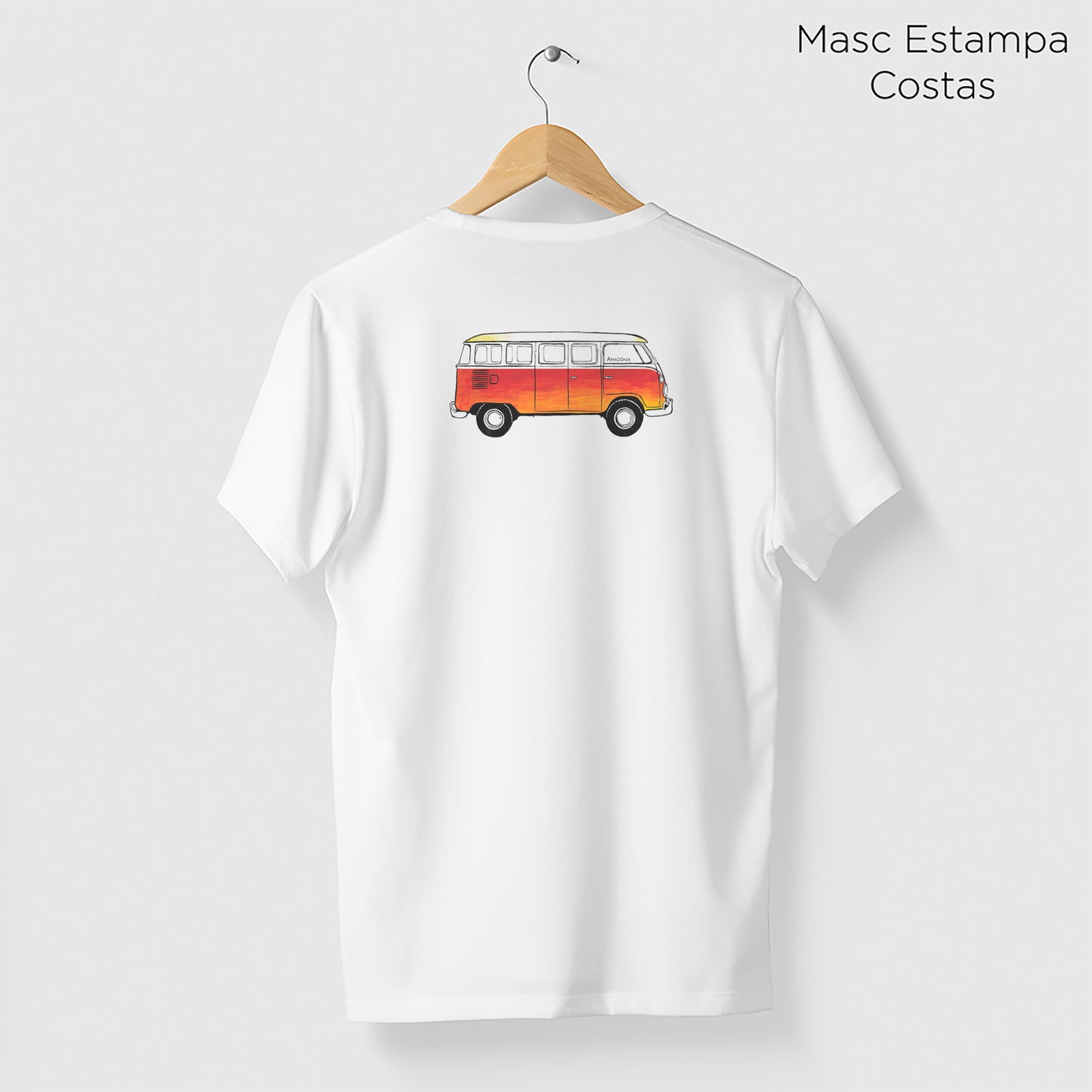 Camiseta Amazônia KOMBI - BRANCO - cód 0342