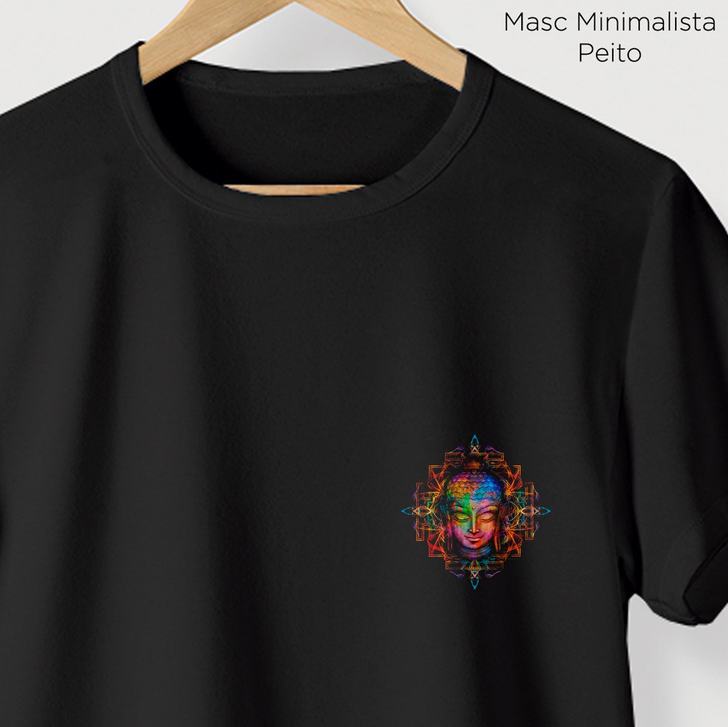Camiseta Amazônia BUDA NEON - PRETO - cód 0407