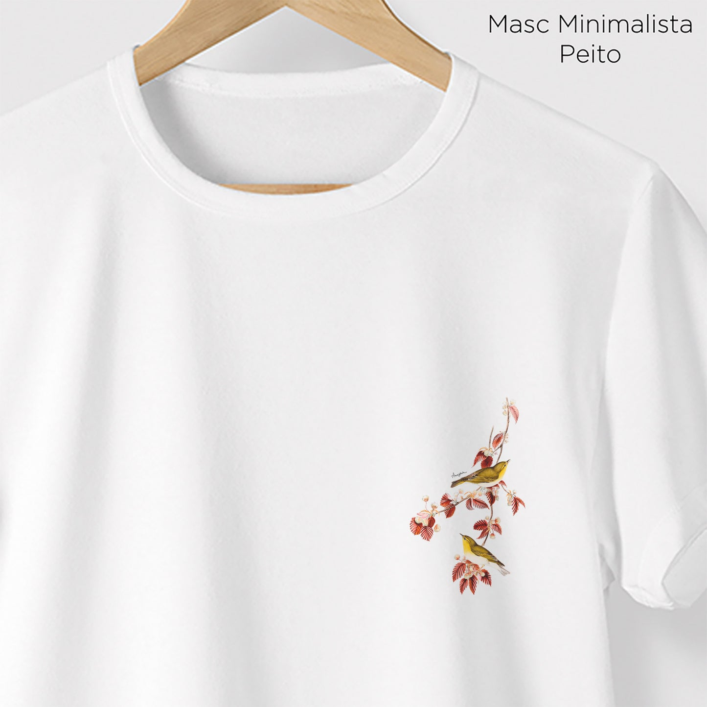 Camiseta Amazônia NATUREZA LIVRE - BRANCO - cód 0441