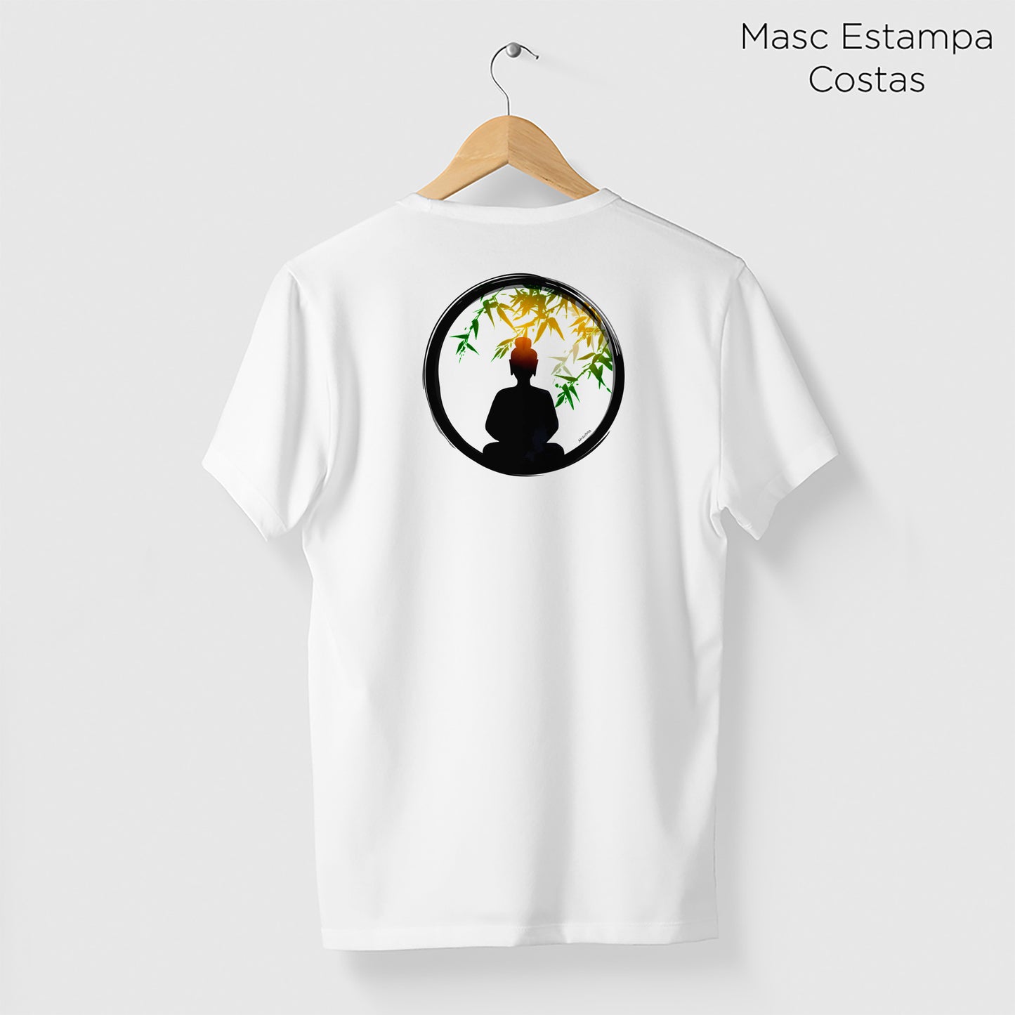 Camiseta Amazônia BUDA LUZ - BRANCO - cód 0453