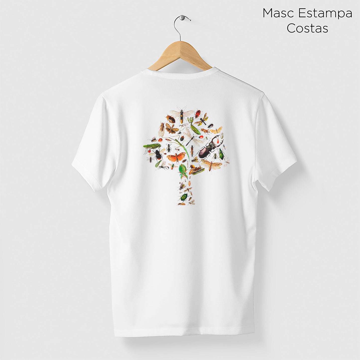 Camiseta Amazônia ENTOMOLOGIA - BRANCO - cód 0538
