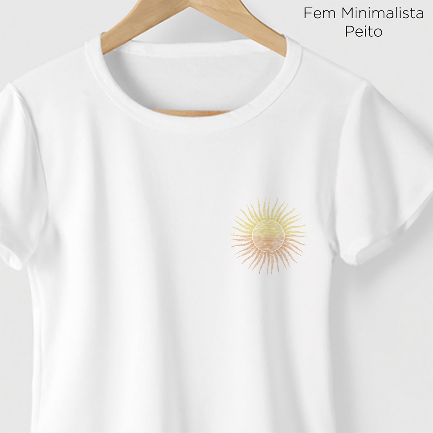 Camiseta Amazônia SOL - BRANCO - cód 0548