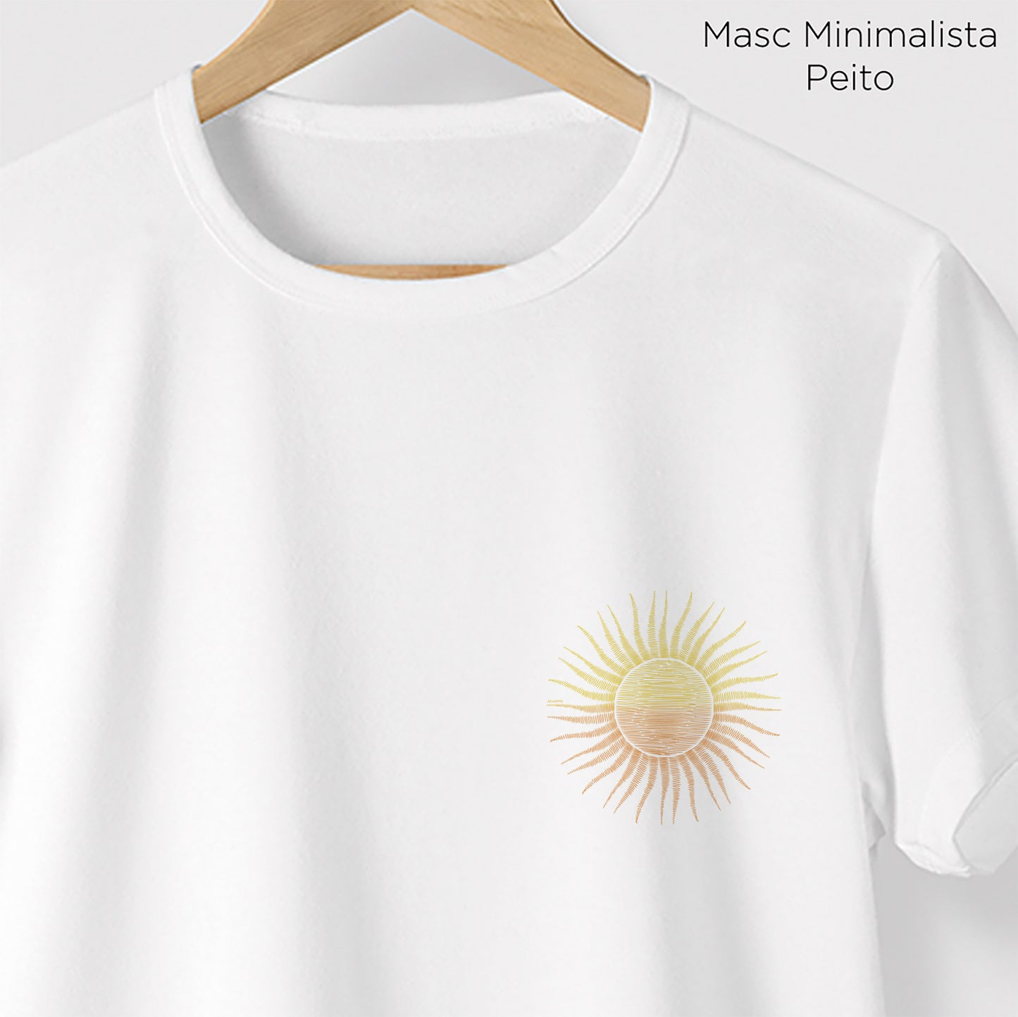 Camiseta Amazônia SOL - BRANCO - cód 0548
