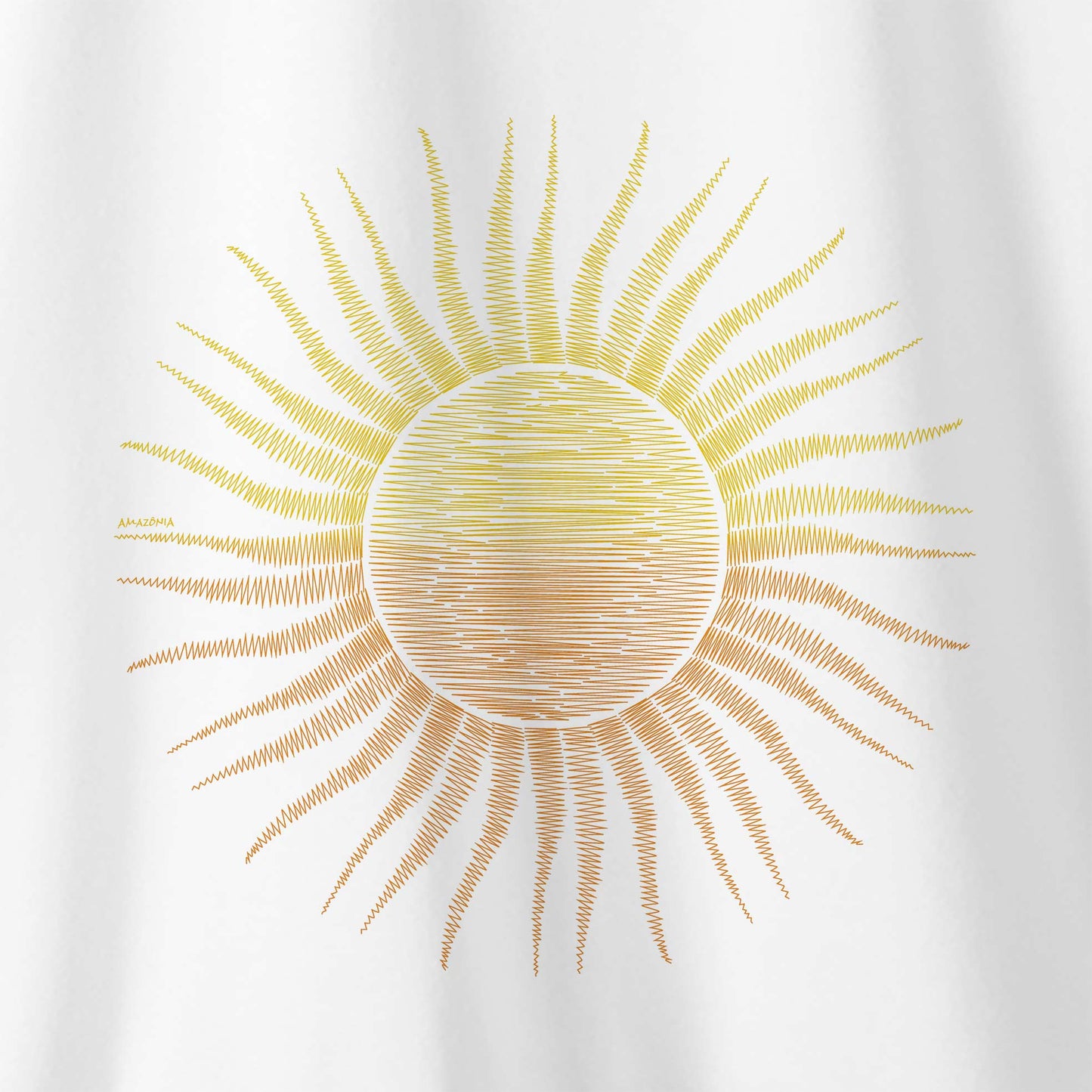 Camiseta Amazônia SOL - BRANCO - cód 0548