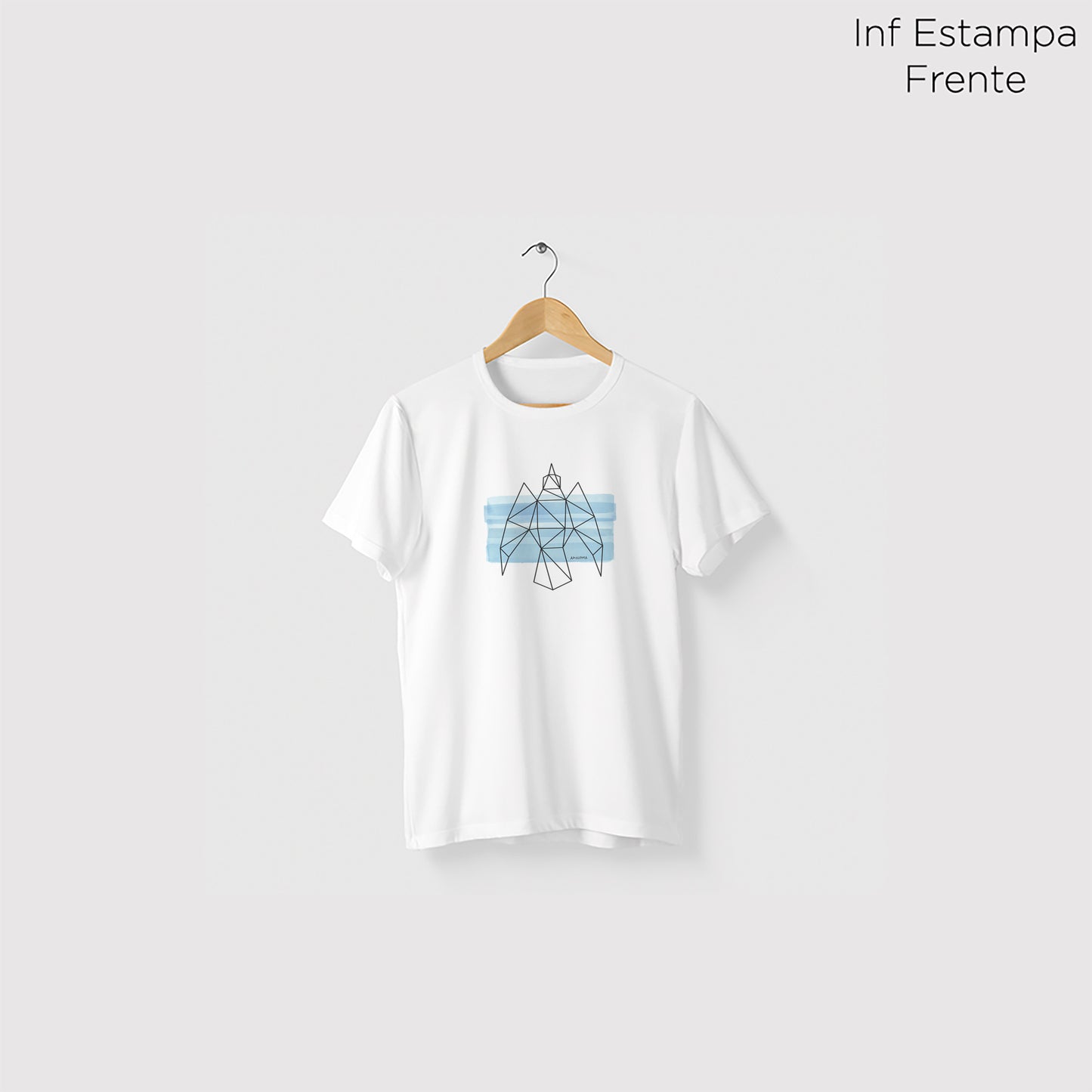 Camiseta Amazônia CÉU PÁSSARO - BRANCO - cód 0684