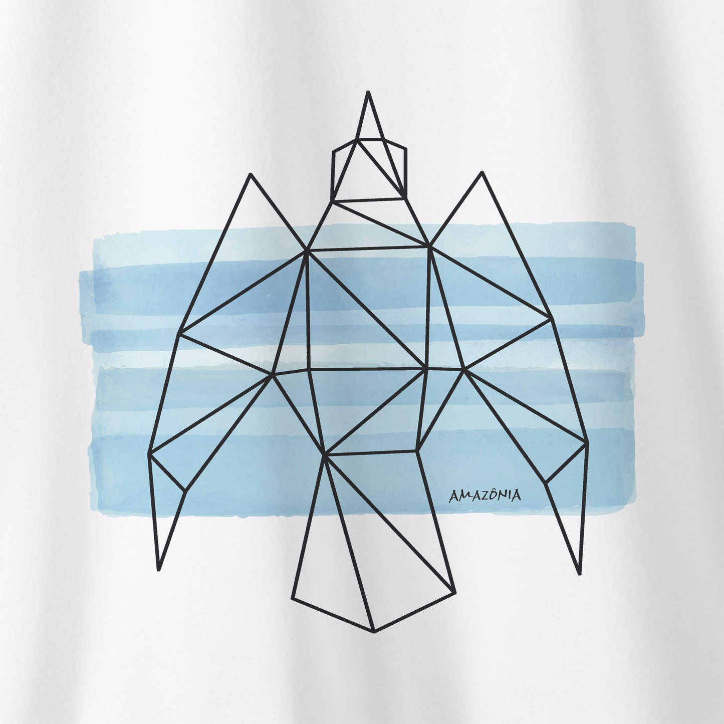 Camiseta Amazônia CÉU PÁSSARO - BRANCO - cód 0684