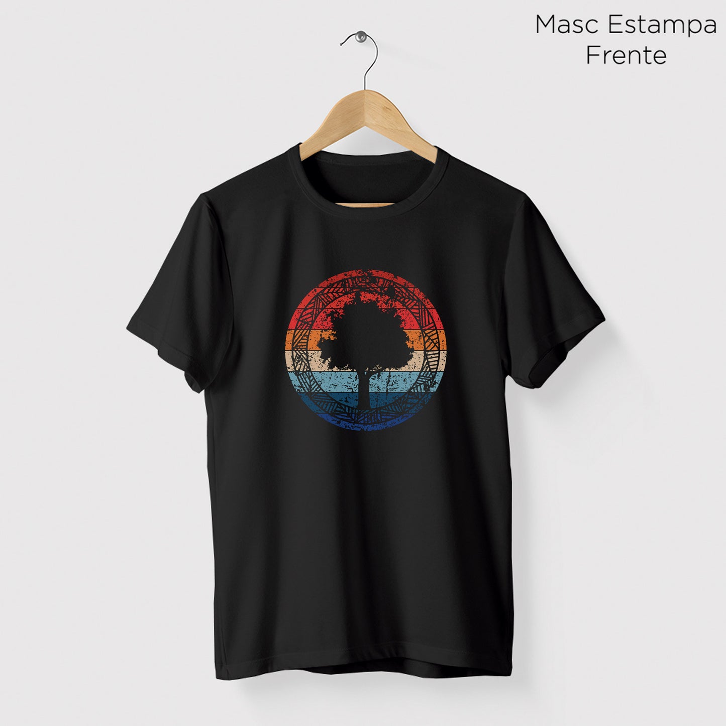 Camiseta Amazônia RETRO LOGO - PRETO - cód 0685