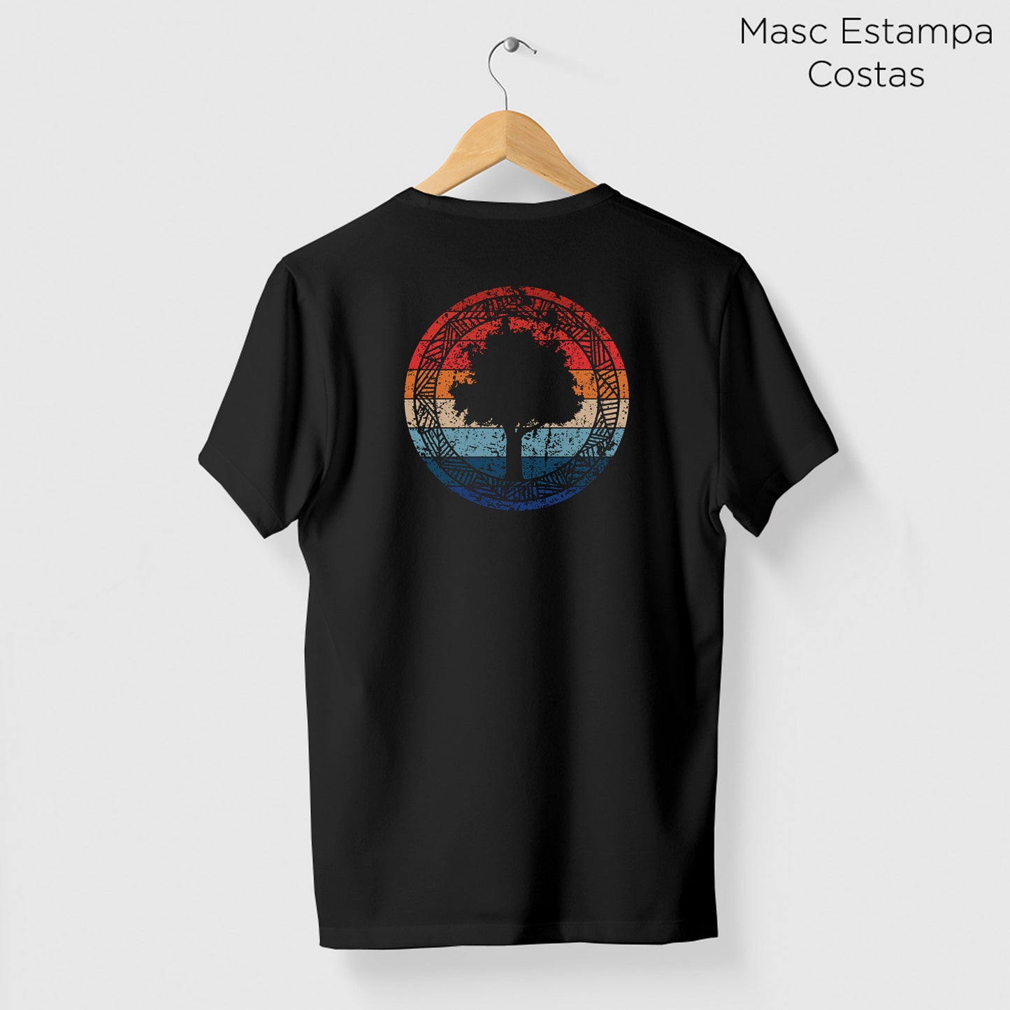 Camiseta Amazônia RETRO LOGO - PRETO - cód 0685