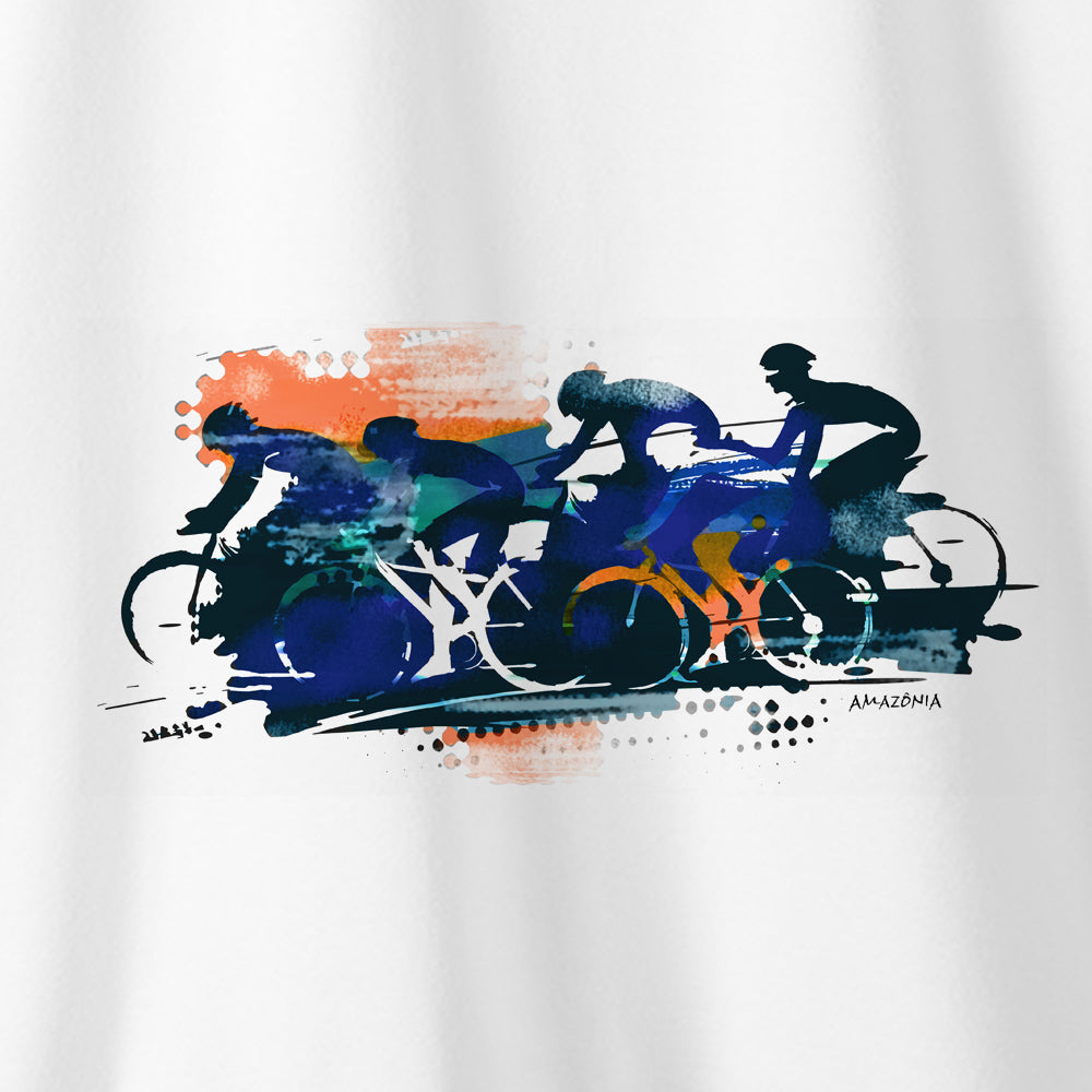 Camiseta Amazônia CICLISMO SPEED - BRANCO - cód 0711