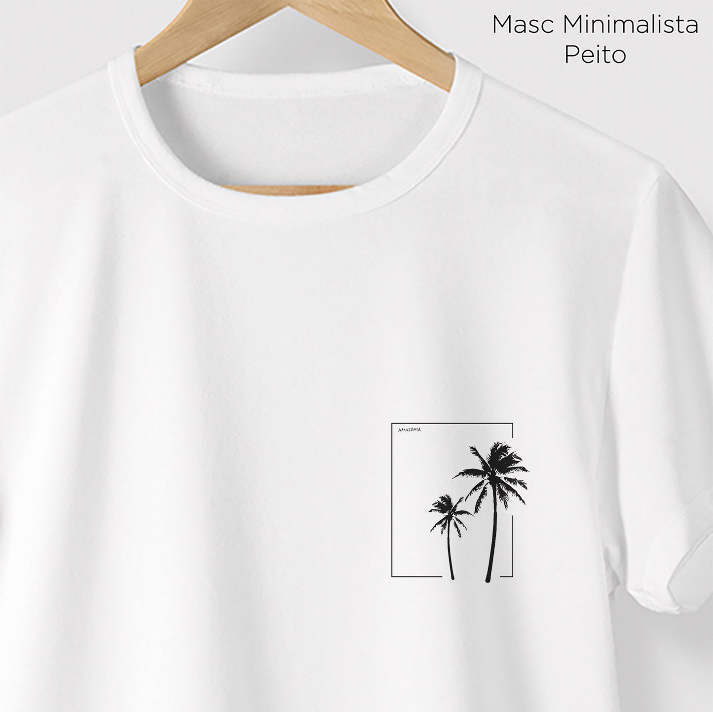 Camiseta Amazônia COQUEIROS - BRANCO - cód 0741