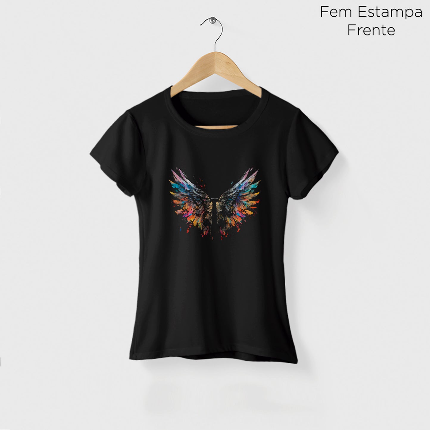 Camiseta Amazônia ASAS - PRETO - cód 0748