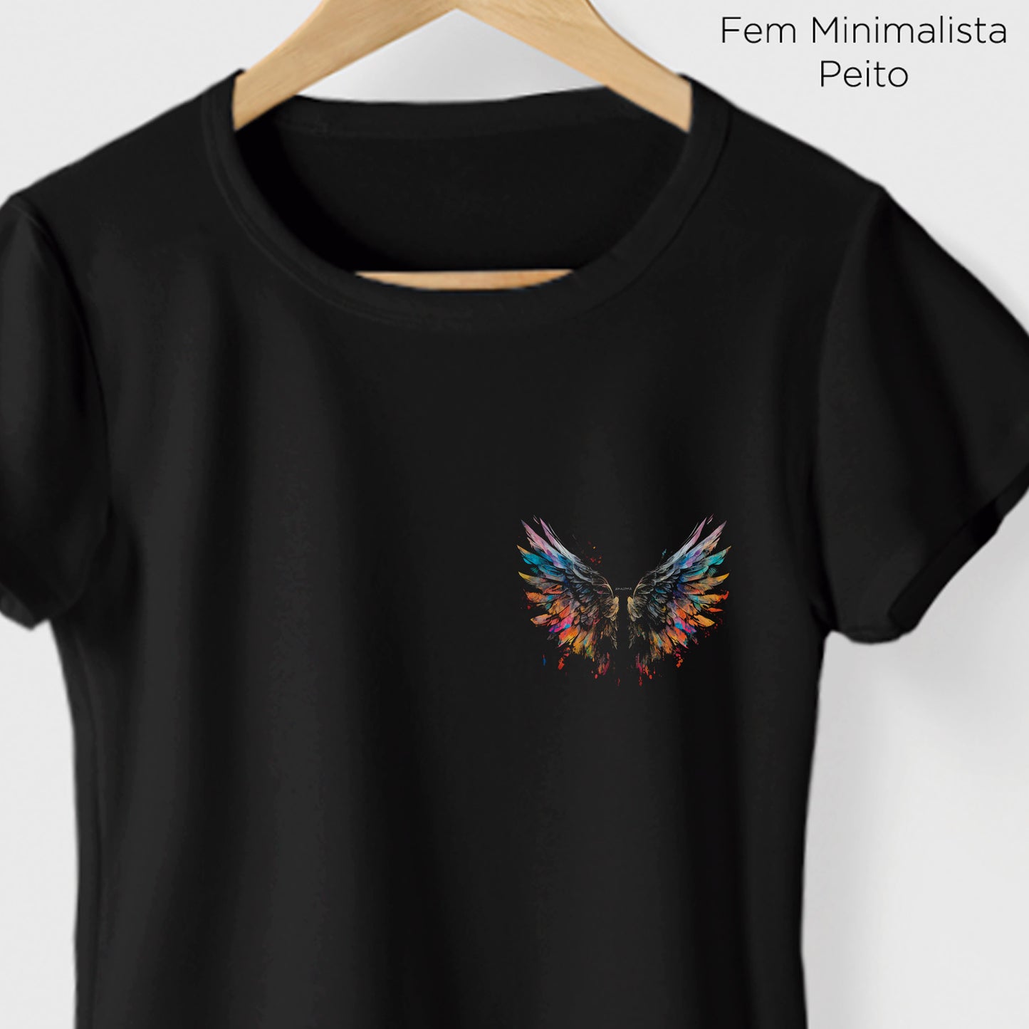 Camiseta Amazônia ASAS - PRETO - cód 0748