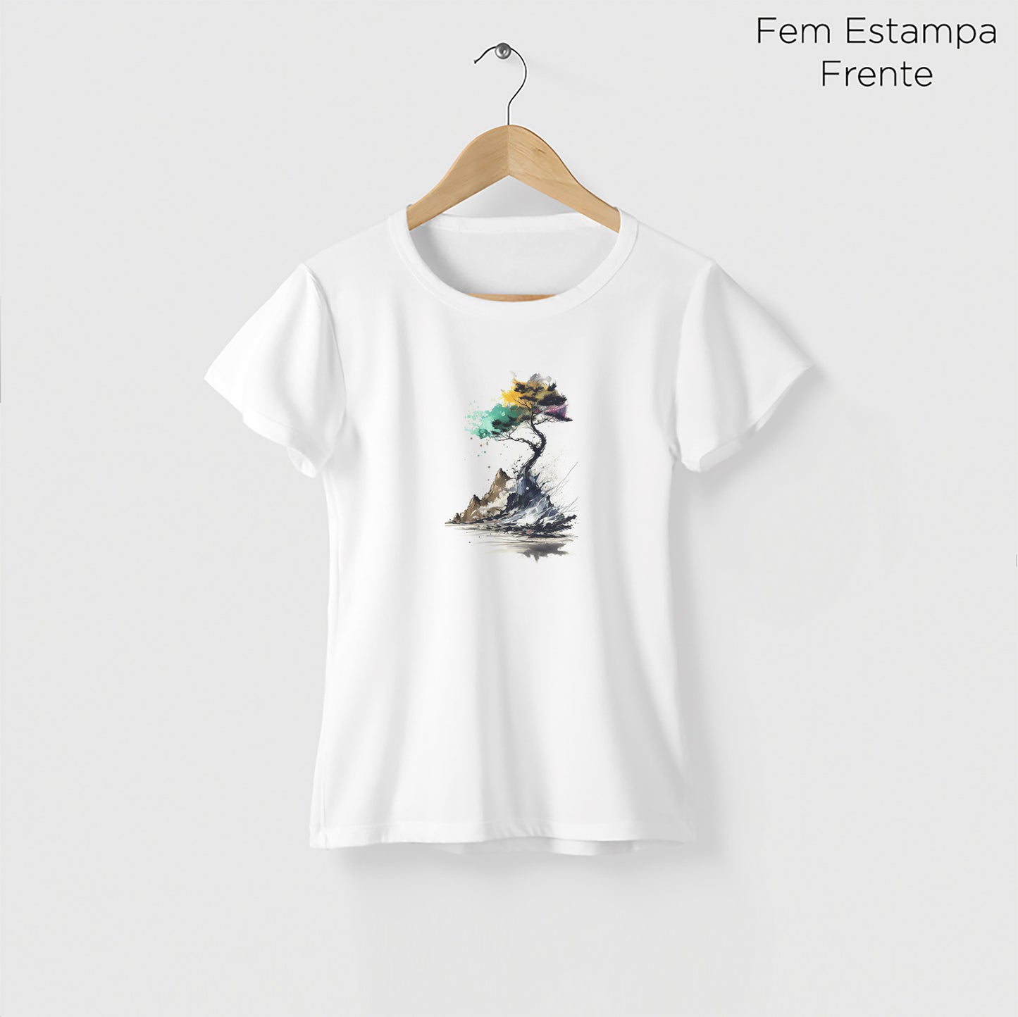 Camiseta Amazônia BONSAI REAL - BRANCO - cód 0761
