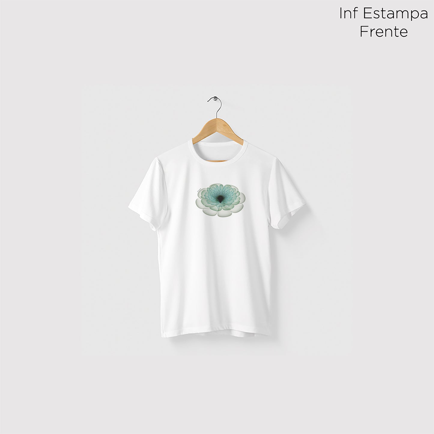 Camiseta Amazônia FLORAL - BRANCO - cód 0767