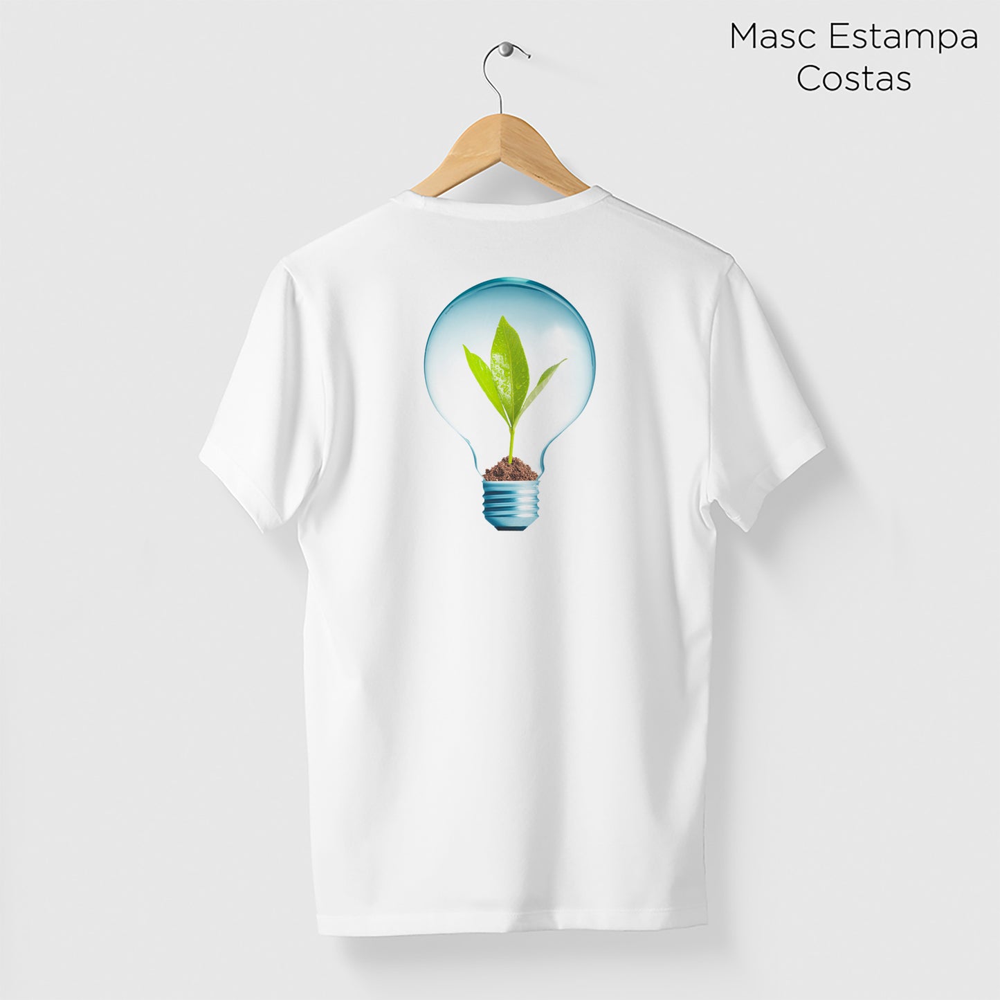 Camiseta Amazônia LÂMPADA - BRANCO - cód 0980