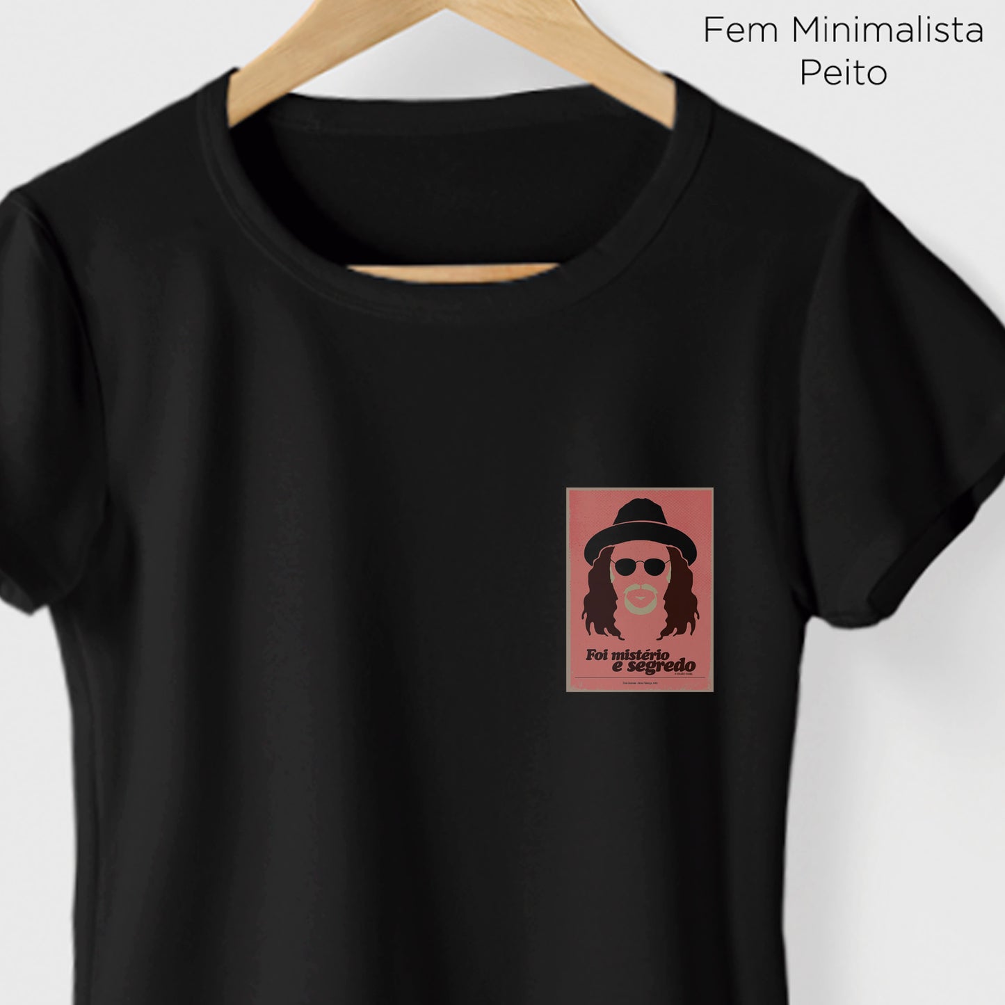 Camiseta Amazônia MPB ALCEU VALENÇA - PRETO - cód 10040
