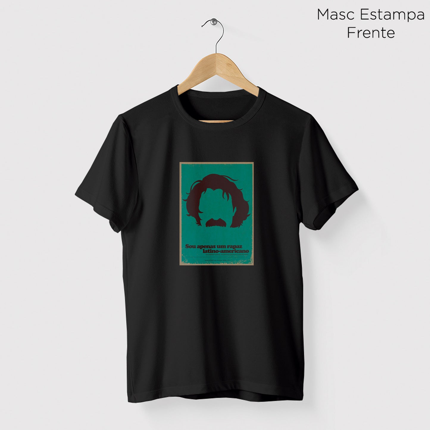 Camiseta Amazônia MPB BELCHIOR - PRETO - cód 10042