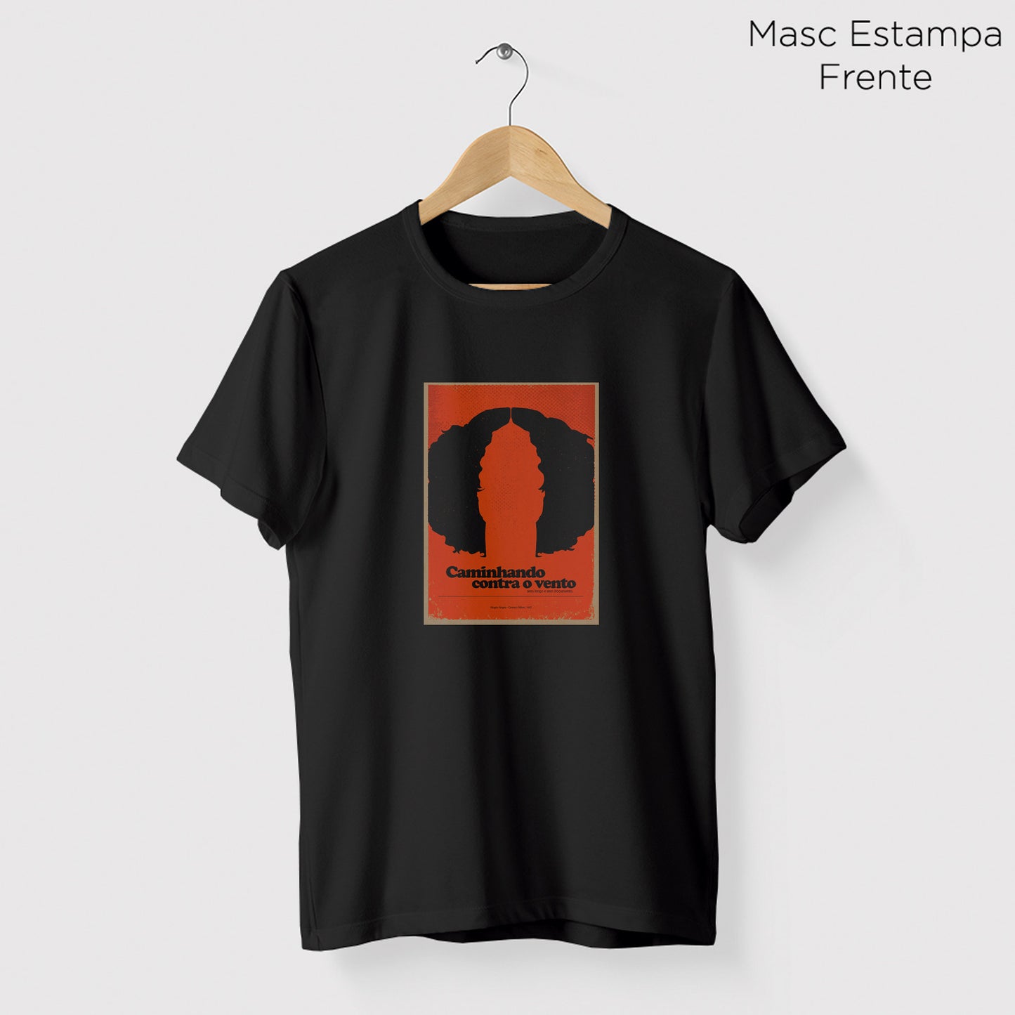 Camiseta Amazônia MPB CAETANO VELOSO - PRETO - cód 10043