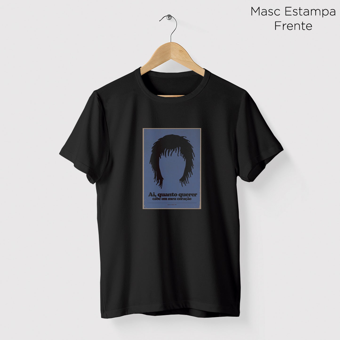 Camiseta Amazônia MPB DJAVAN - PRETO - cód 10049