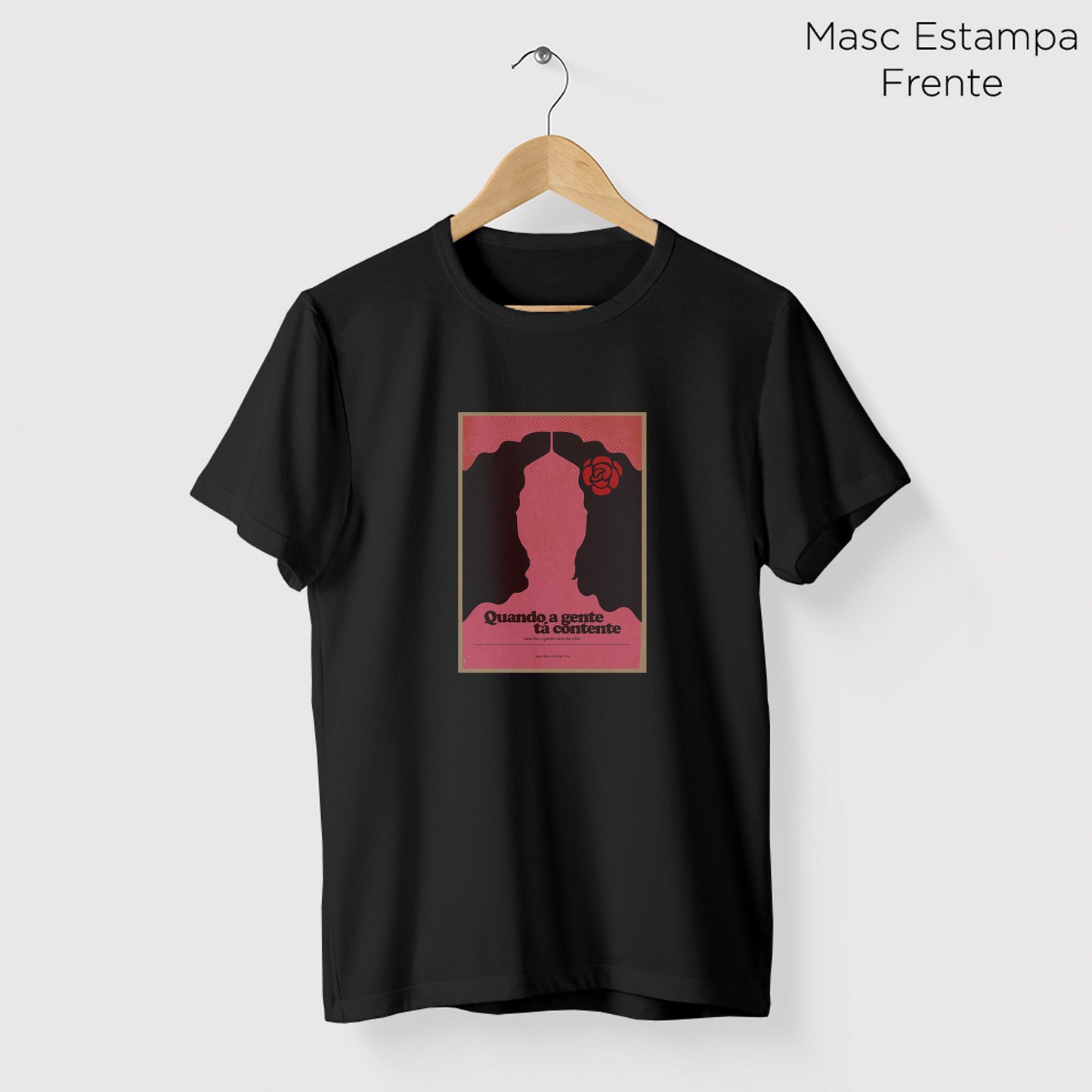 Camiseta Amazônia MPB GAL COSTA - PRETO - cód 10052