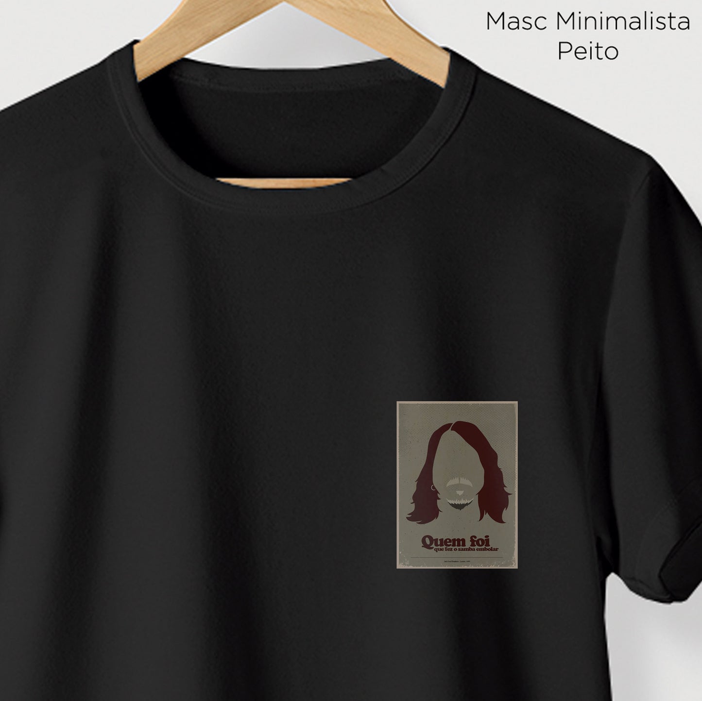 Camiseta Amazônia MPB LENINE - PRETO - cód 10055