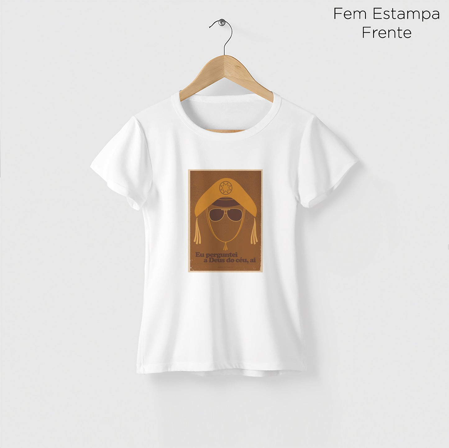 Camiseta Amazônia MPB LUIZ GONZAGA - BRANCO - cód 10056
