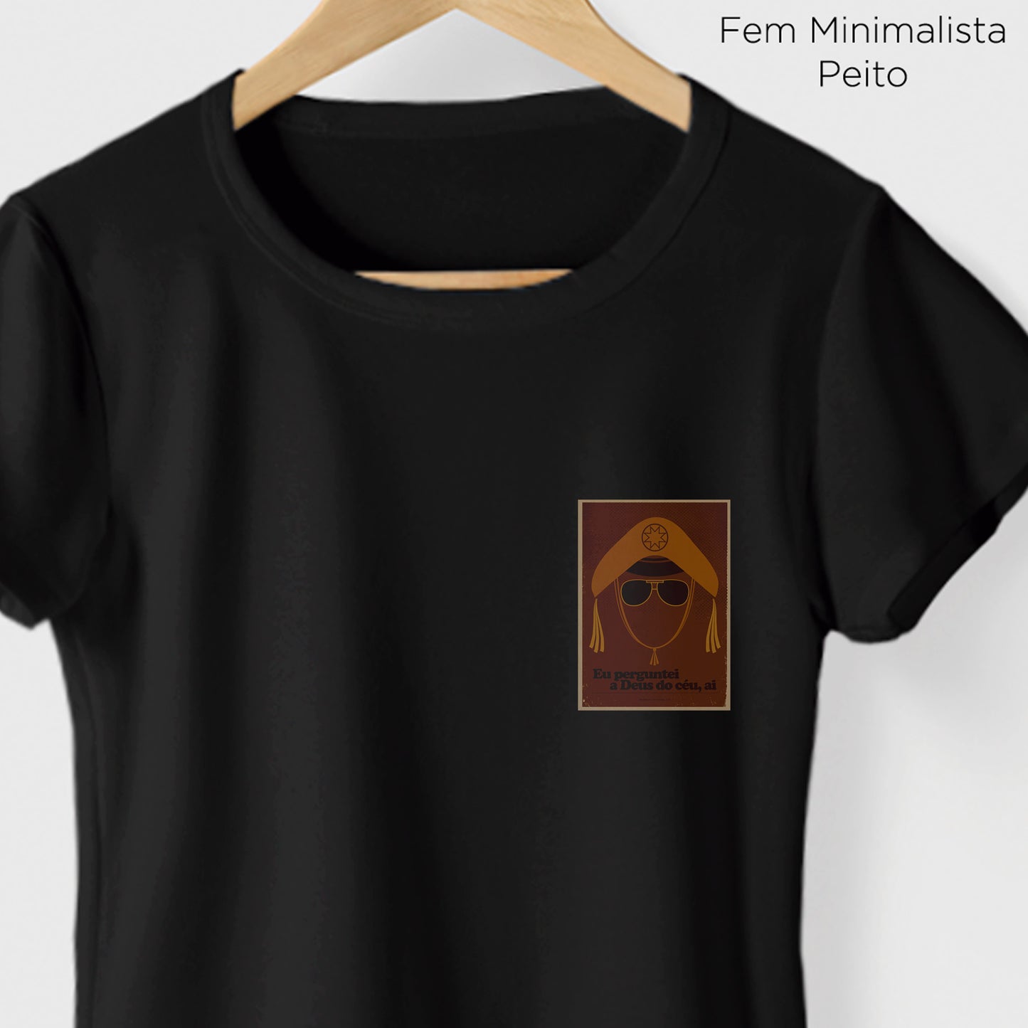 Camiseta Amazônia MPB LUIZ GONZAGA - PRETO - cód 10056