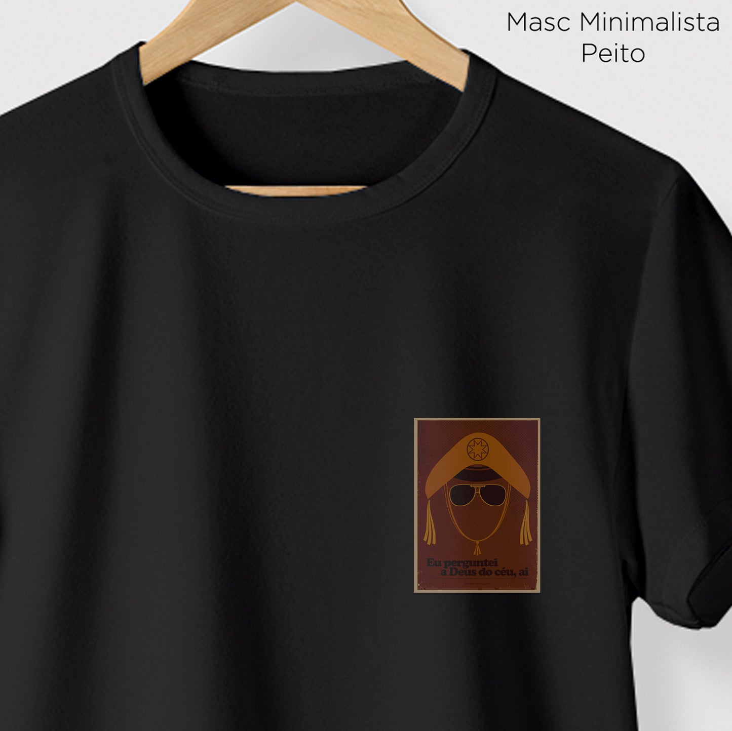 Camiseta Amazônia MPB LUIZ GONZAGA - PRETO - cód 10056