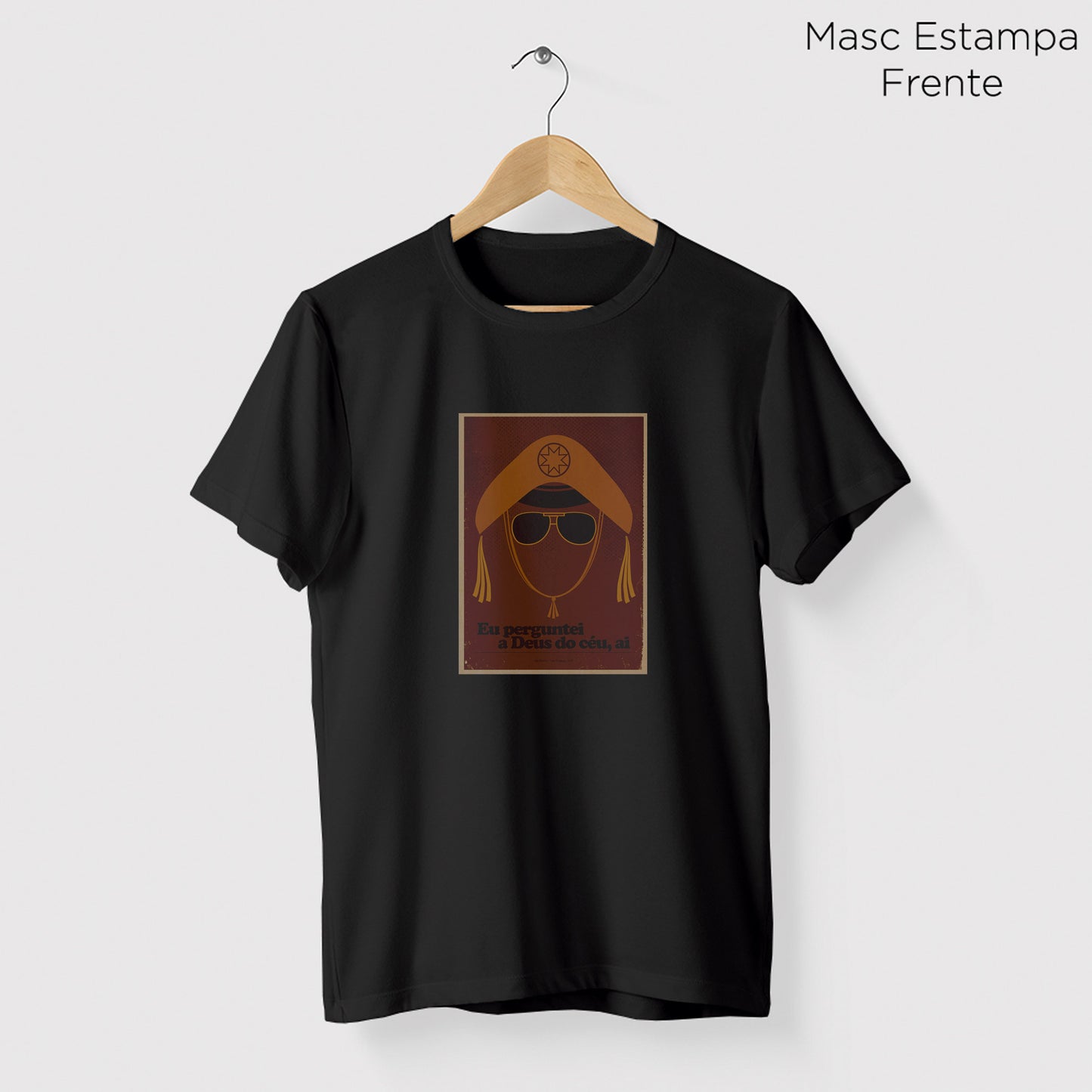 Camiseta Amazônia MPB LUIZ GONZAGA - PRETO - cód 10056