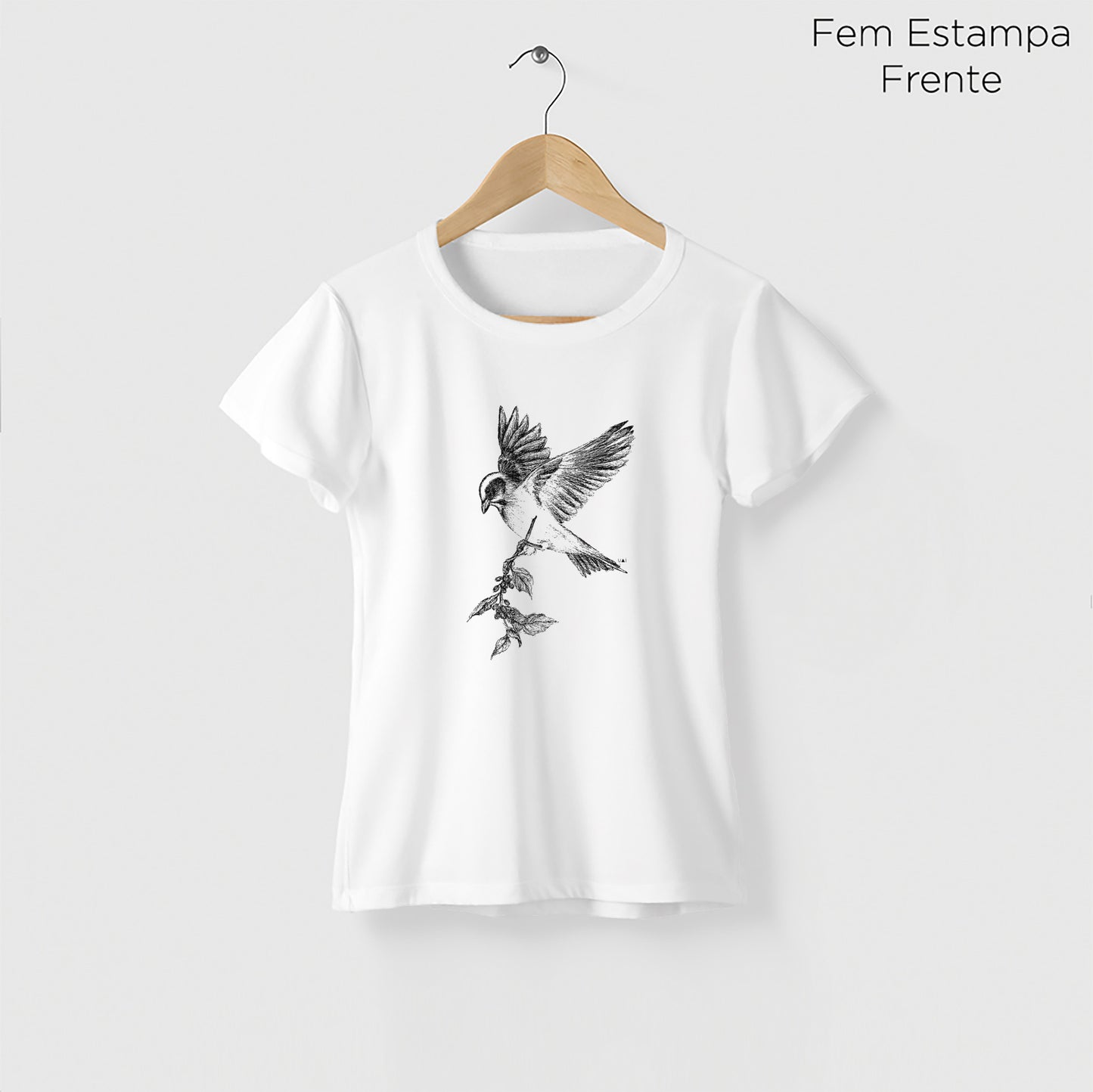Camiseta Amazônia TRINCA-FERRO - BRANCO - cód 10500