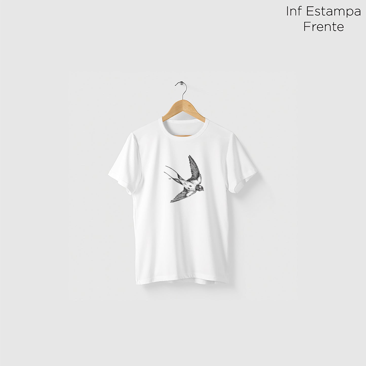 Camiseta Amazônia ANDORINHA - BRANCO - cód 10501
