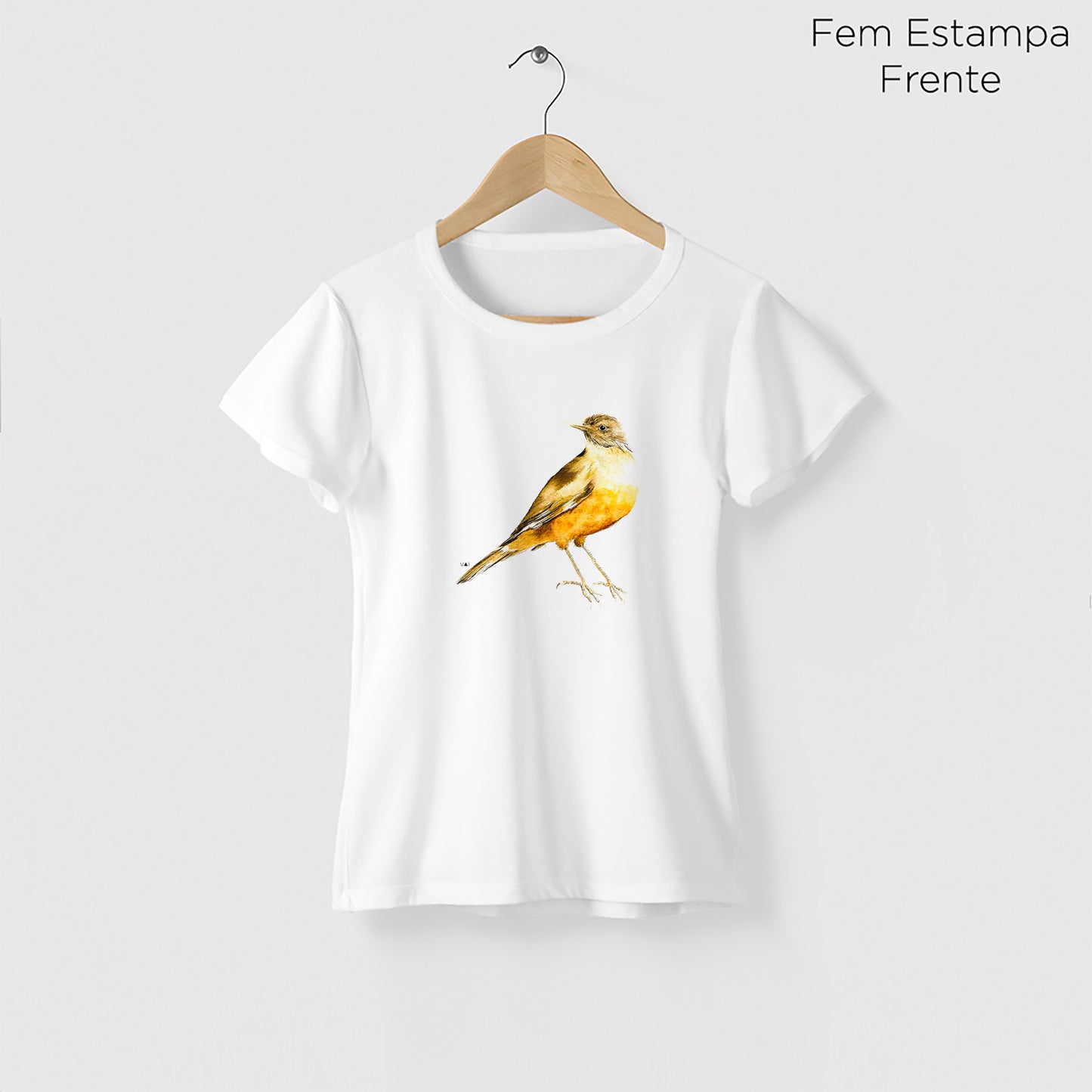 Camiseta Amazônia SABIÁ - BRANCO - cód 10505
