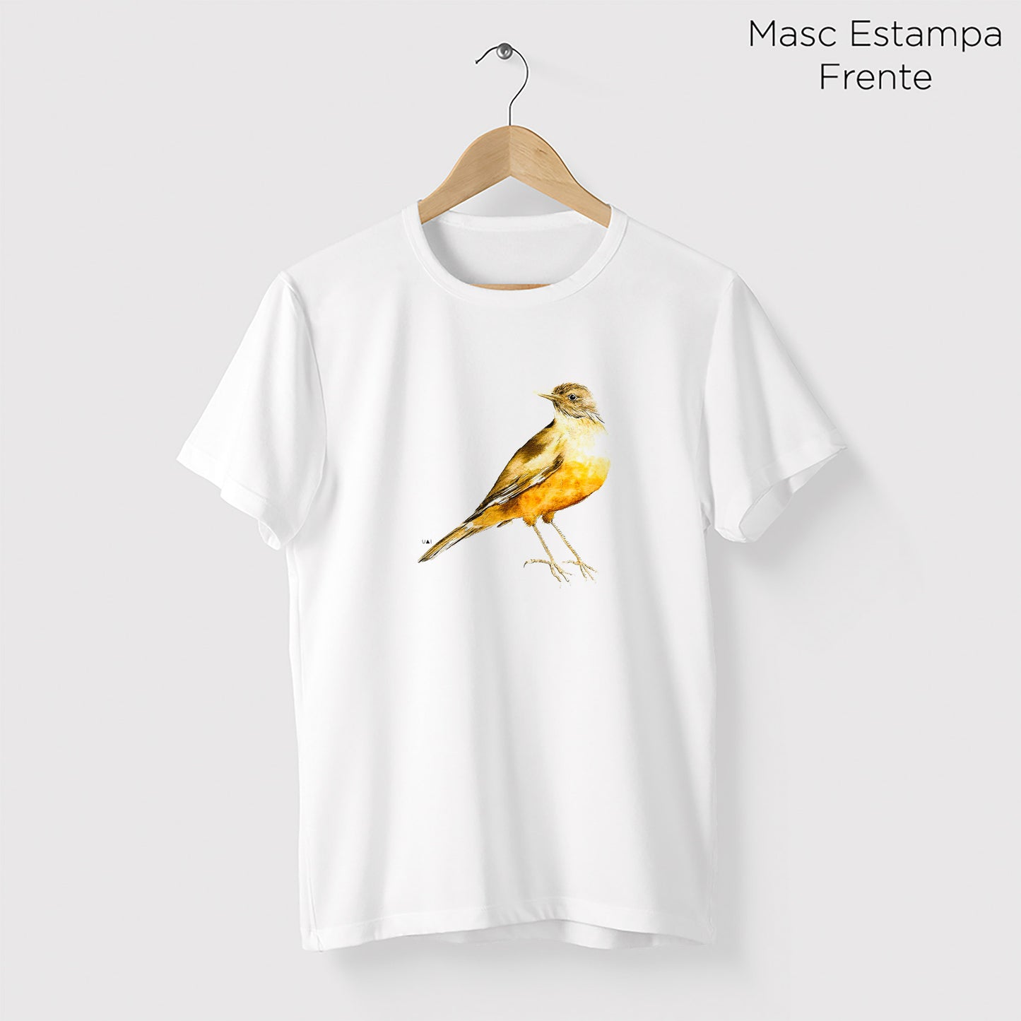 Camiseta Amazônia SABIÁ - BRANCO - cód 10505