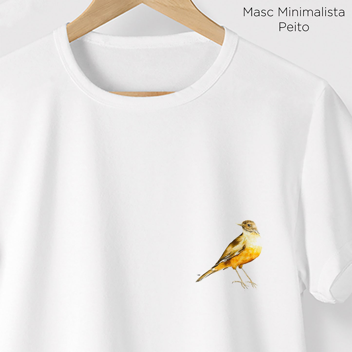 Camiseta Amazônia SABIÁ - BRANCO - cód 10505