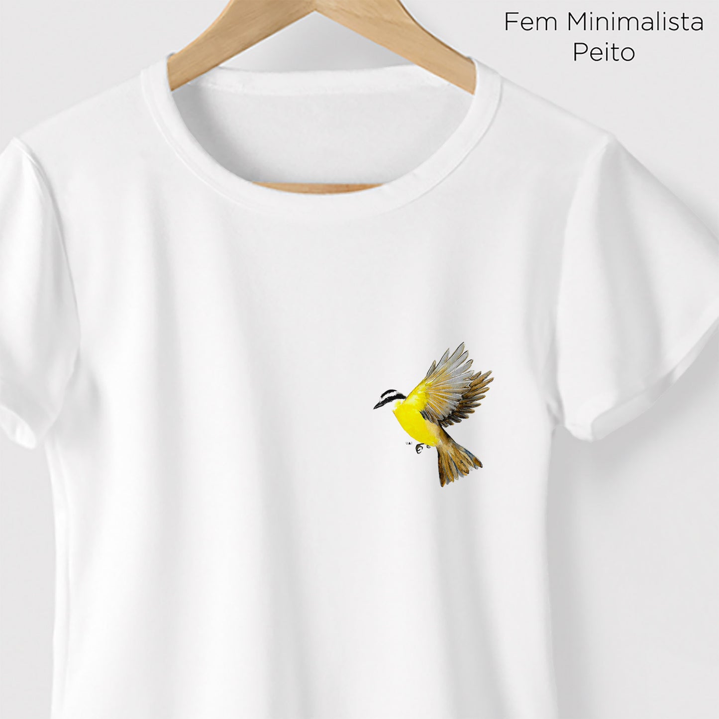 Camiseta Amazônia BEM-TE-VI - BRANCO - cód 10507