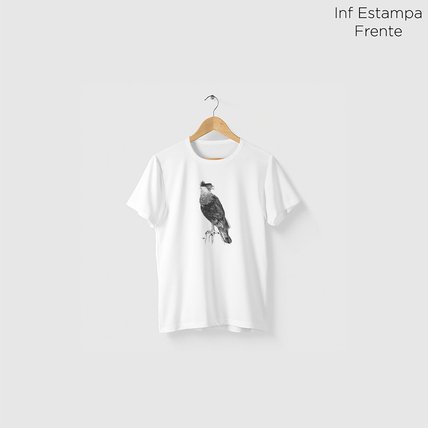 Camiseta Amazônia CARCARÁ - BRANCO - cód 10551