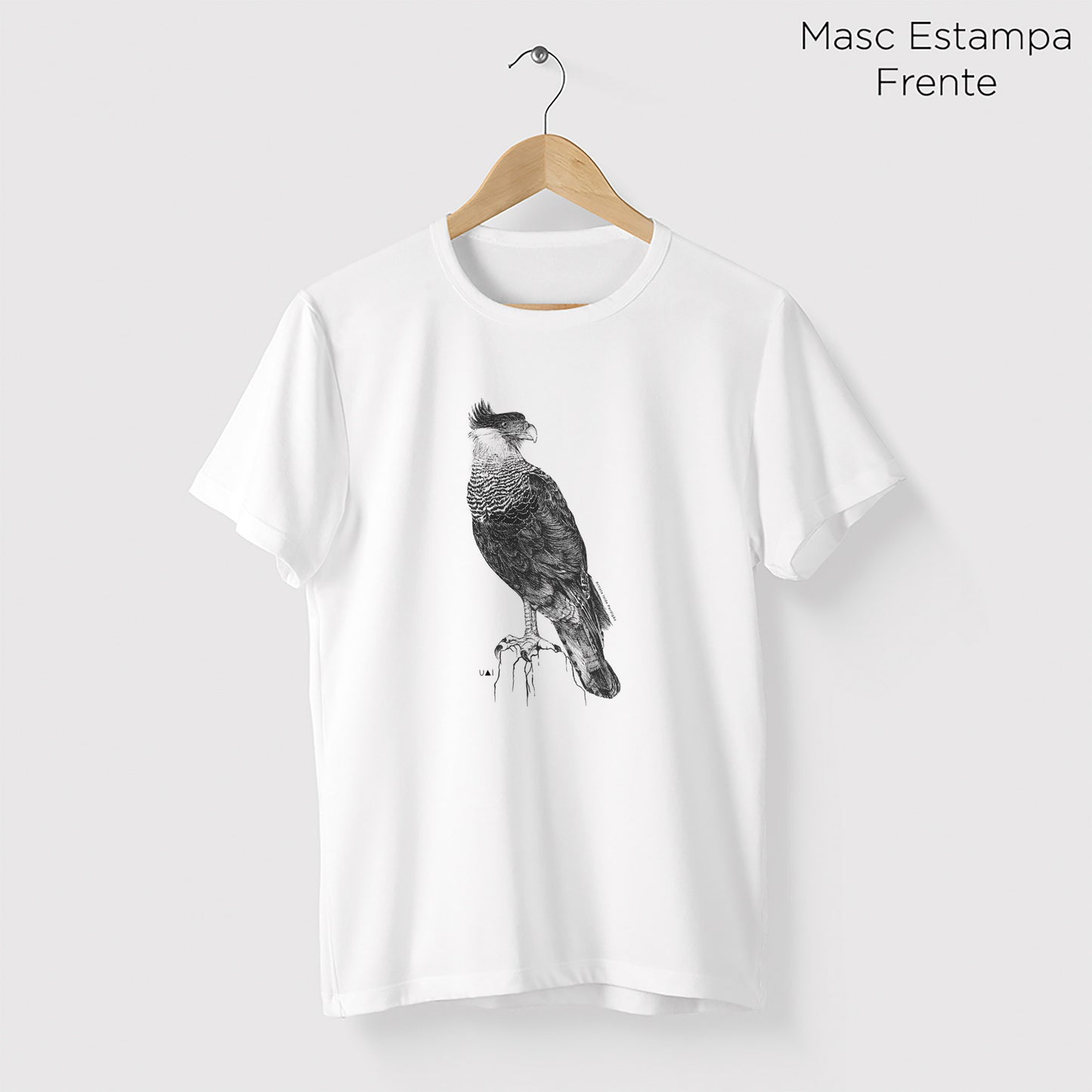 Camiseta Amazônia CARCARÁ - BRANCO - cód 10551
