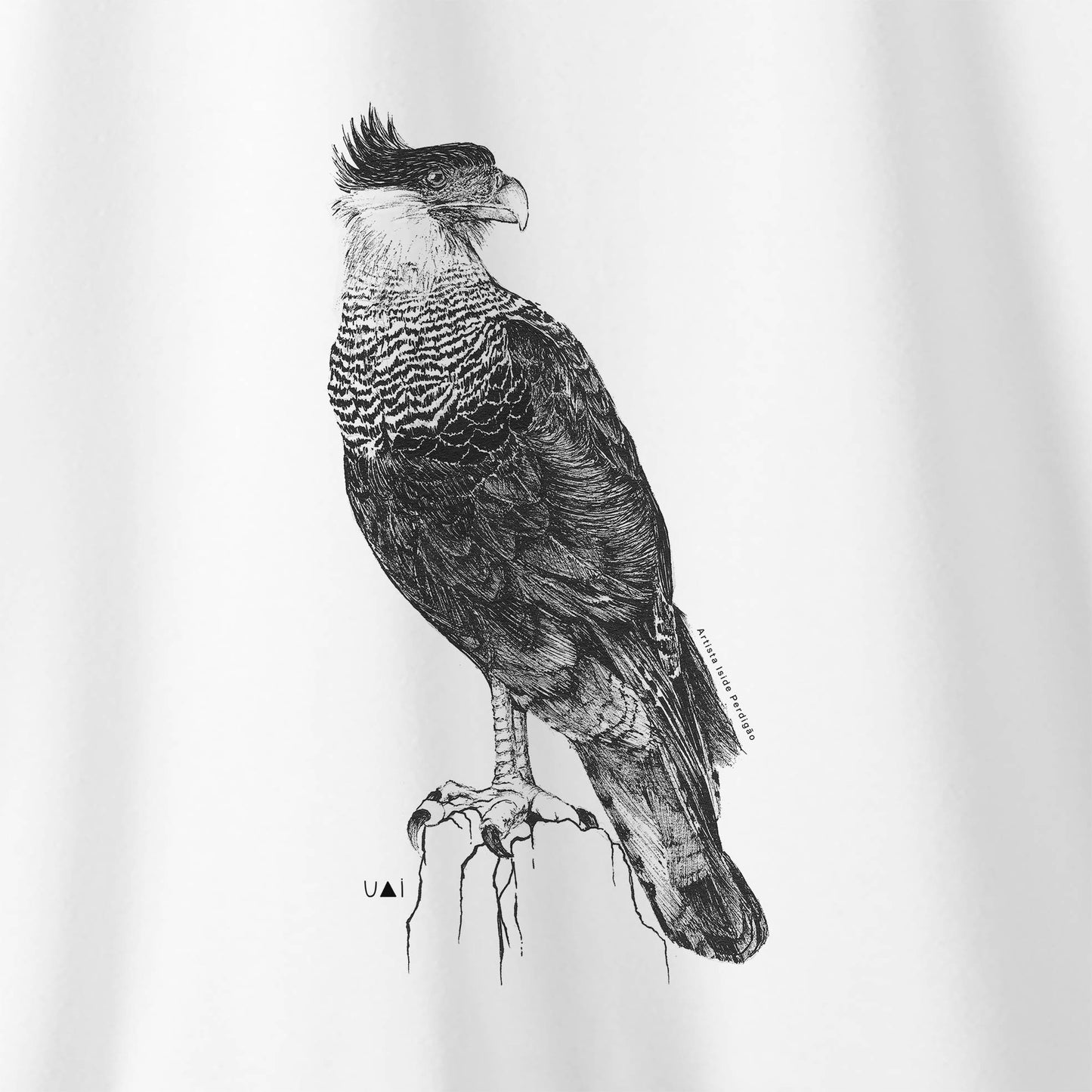 Camiseta Amazônia CARCARÁ - BRANCO - cód 10551