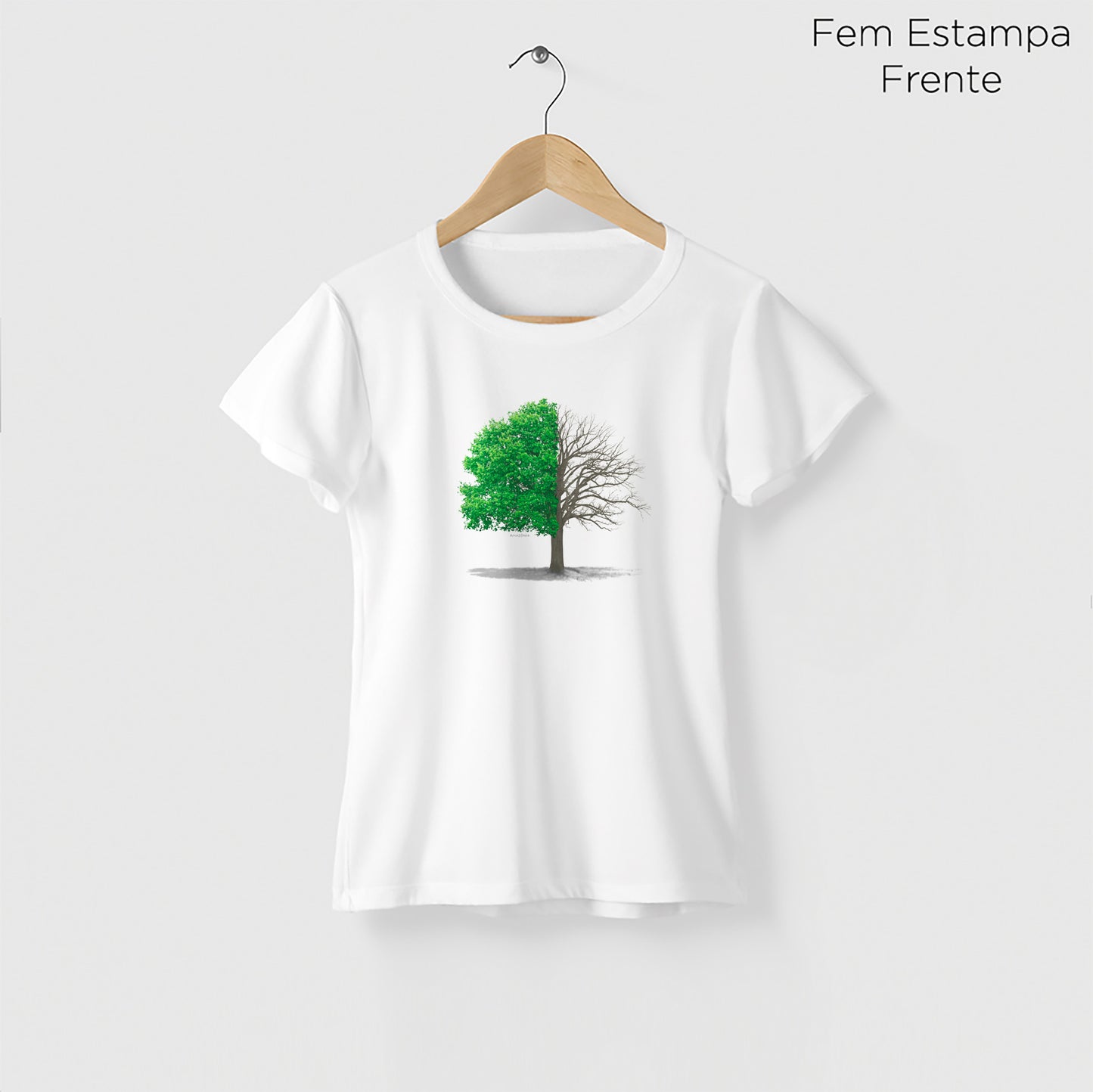 Camiseta Amazônia ON OFF - BRANCO - cód 1100