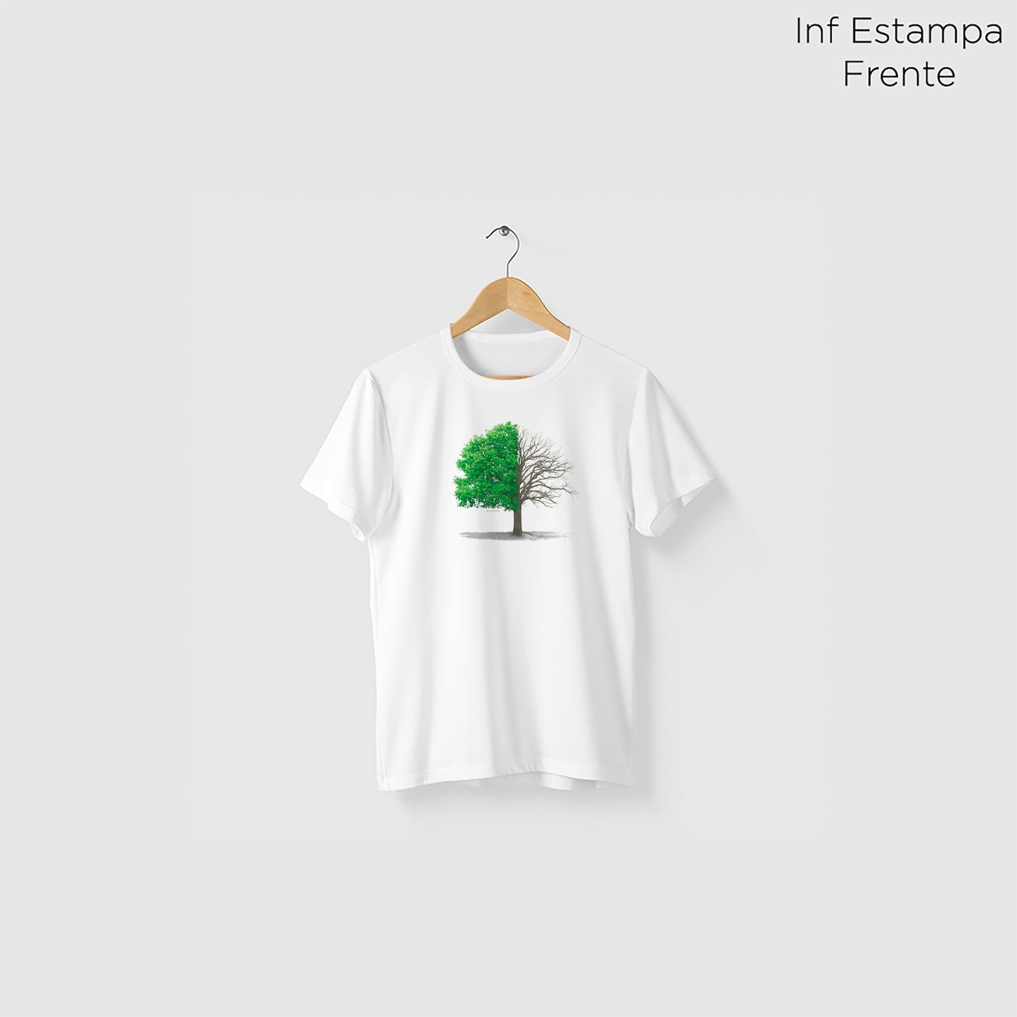 Camiseta Amazônia ON OFF - BRANCO - cód 1100