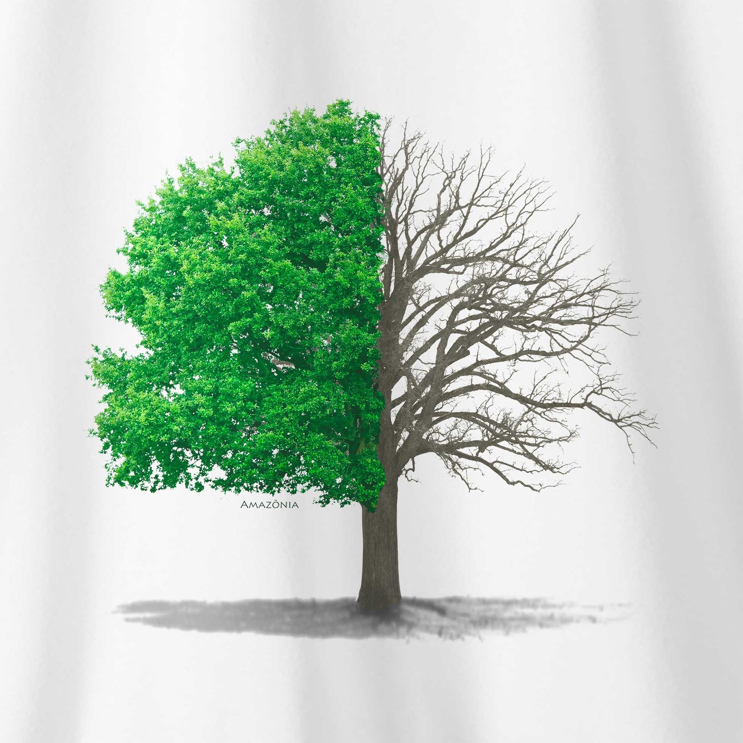 Camiseta Amazônia ON OFF - BRANCO - cód 1100